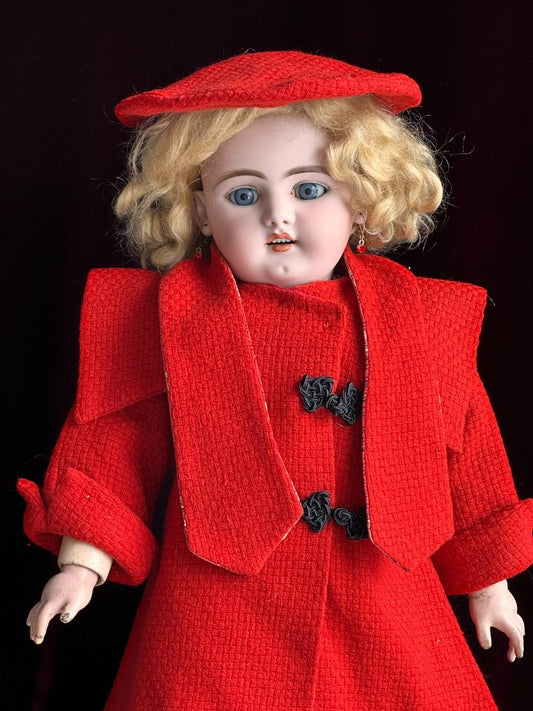 Antique German 22.5” Simon Halbig 1079 Bisque Head Doll