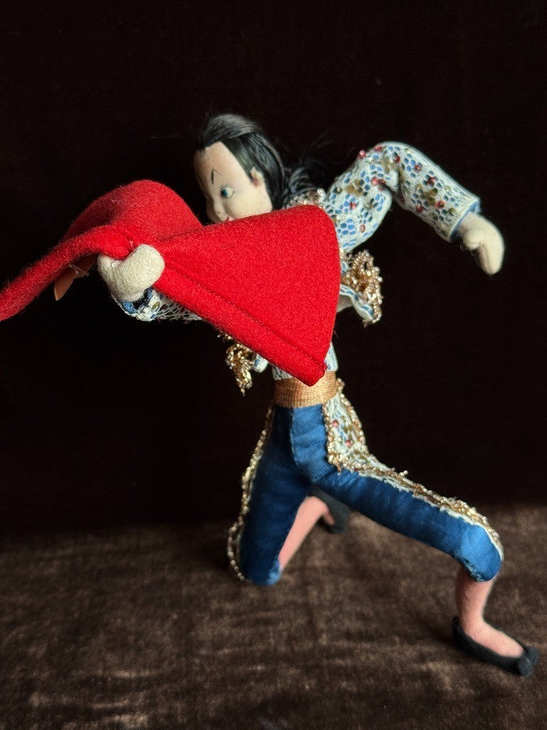 Vintage Collectible Spanish Roldan Klumpe Matador Bullfighter Doll