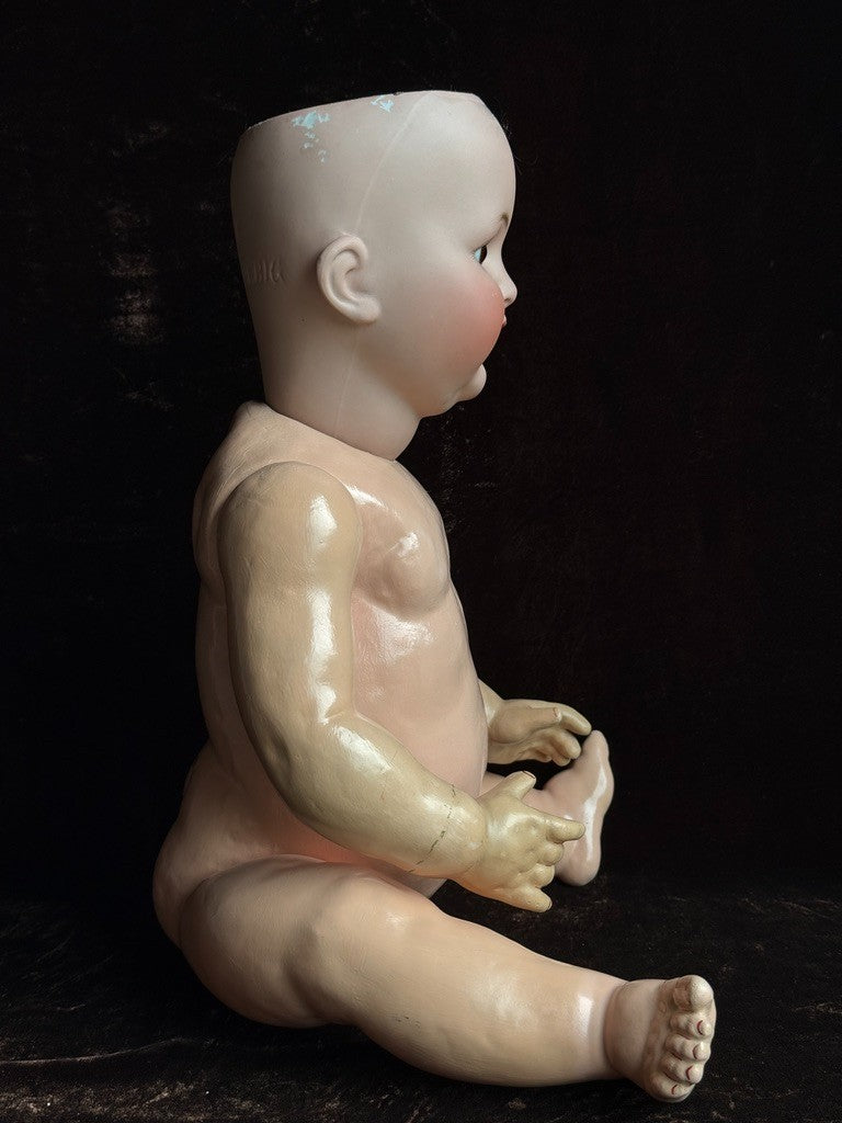 Antique German 22" Simon & Halbig Kammer & Reinhardt 126 Bisque Head Baby Doll