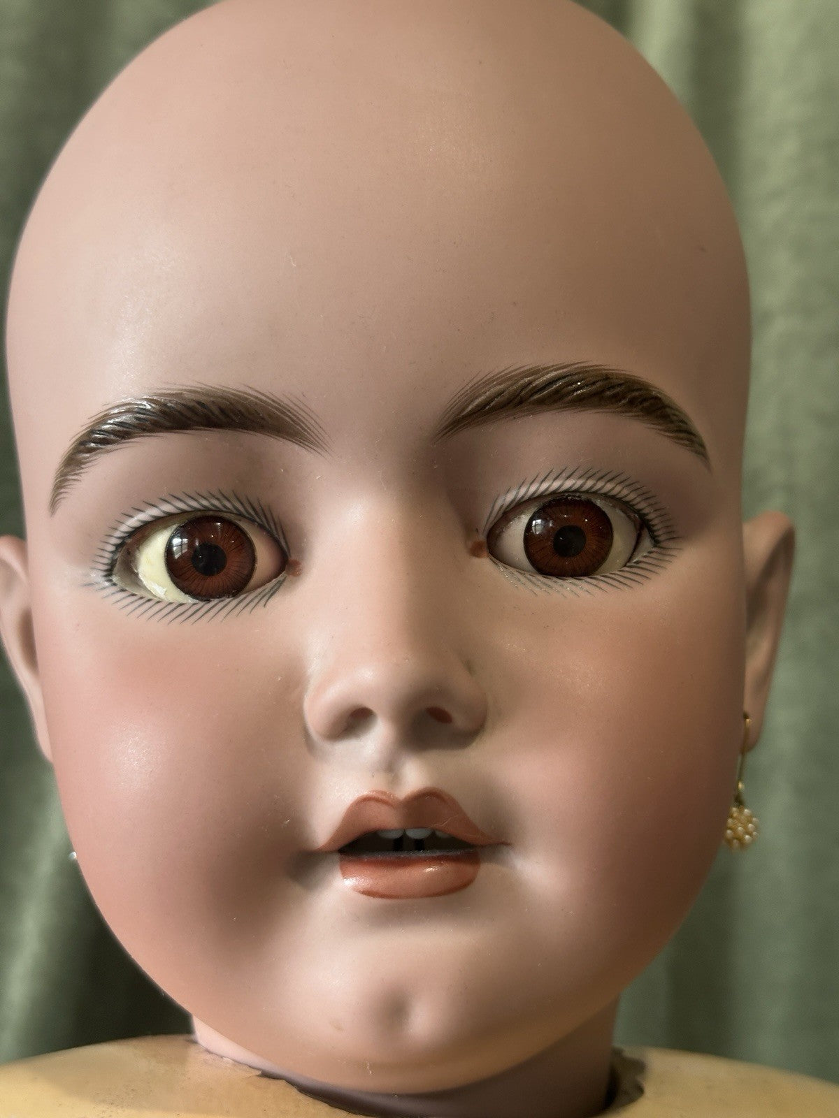 Rare Huge Antique German Heinrich  Handwerck 38 1/2” Doll Mold 79 Bisque Head