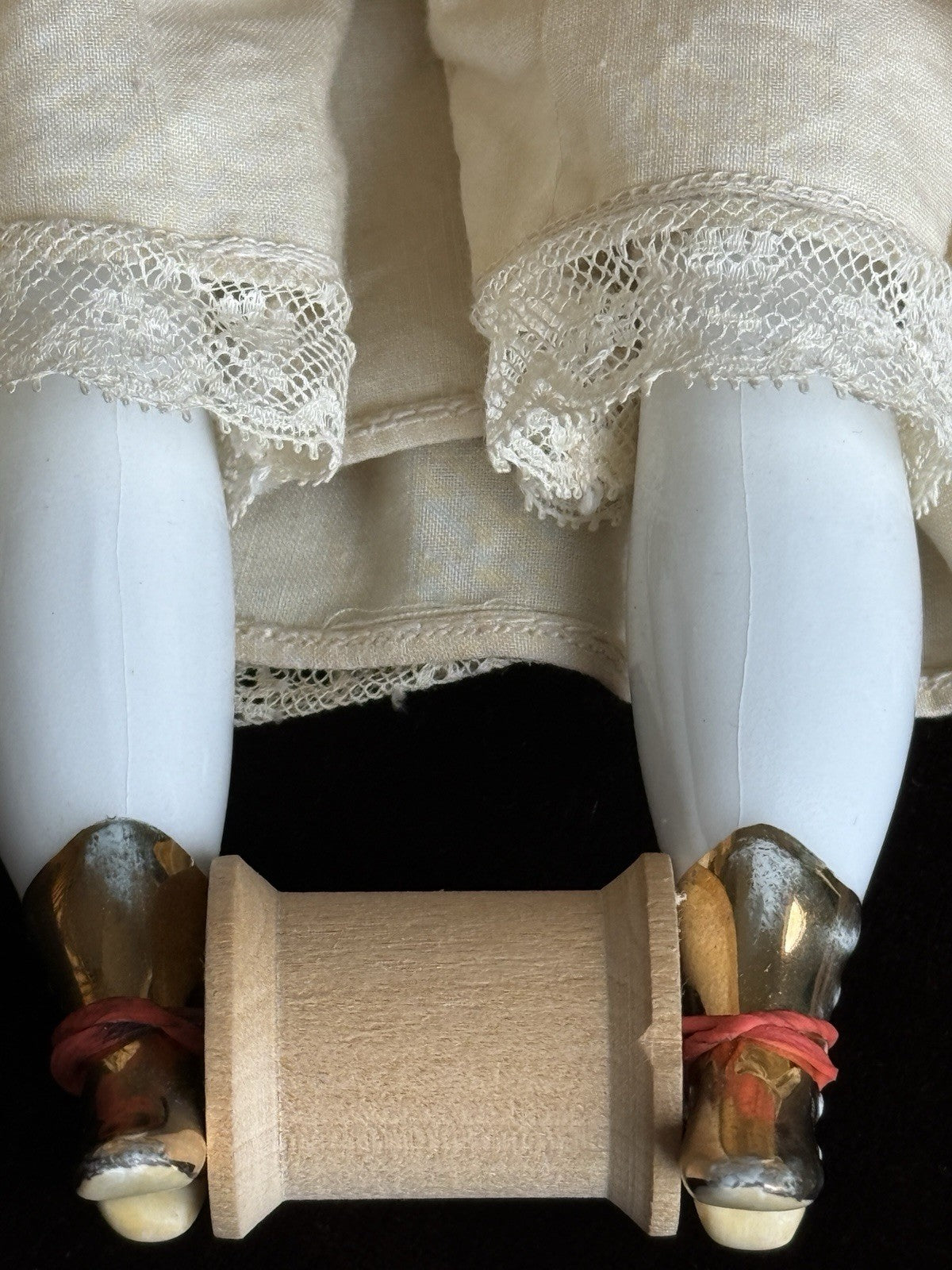Antique 14” Made in Japan China Shoulder Head Bride Doll