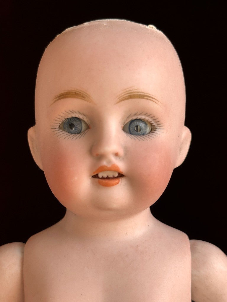 Large Antique German 7.5” Kestner 150 All Bisque Mignonette Doll