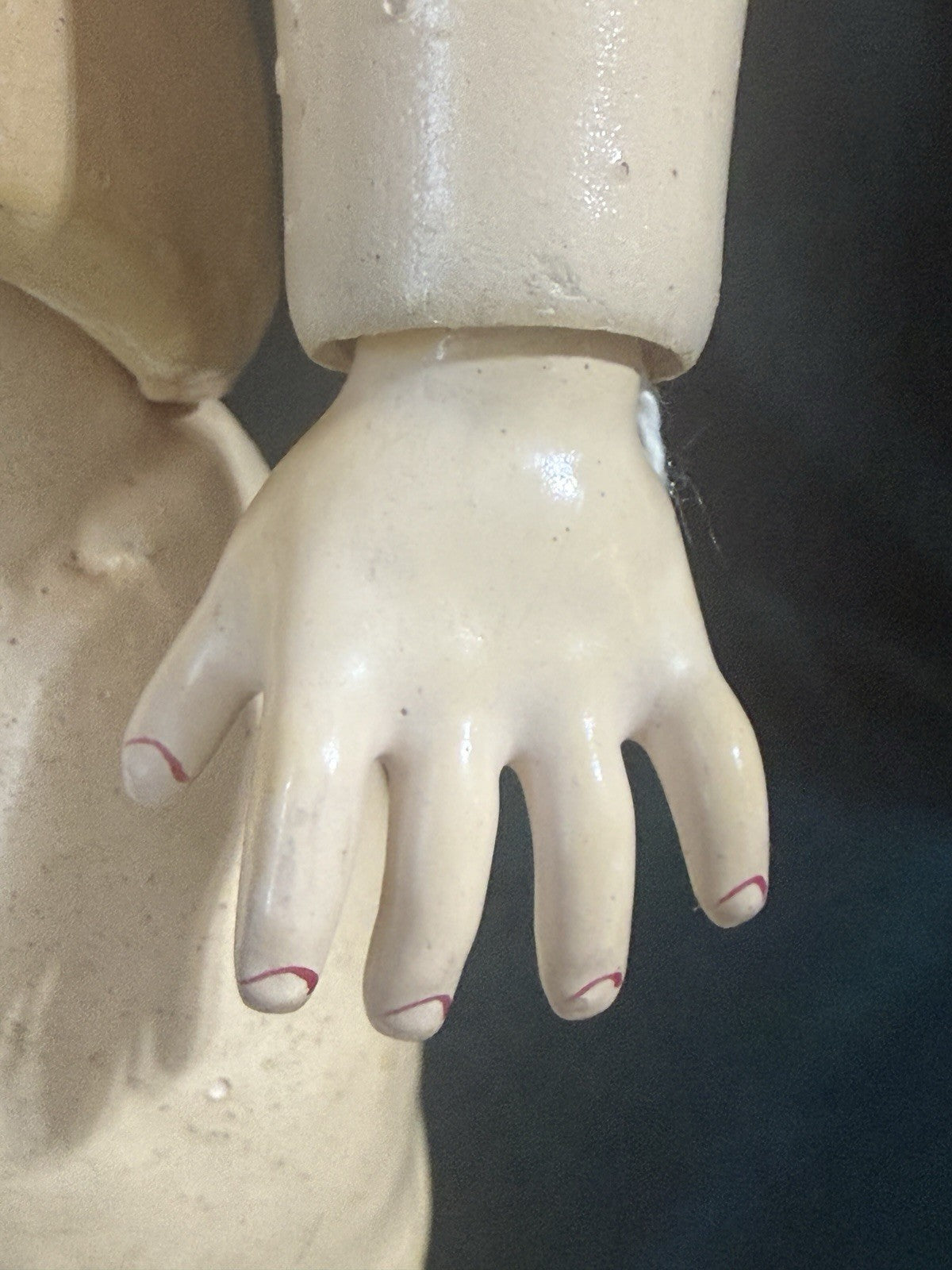 Antique German Hertel, Schwab (?) Mold 136/10 Bisque Head 18” Doll