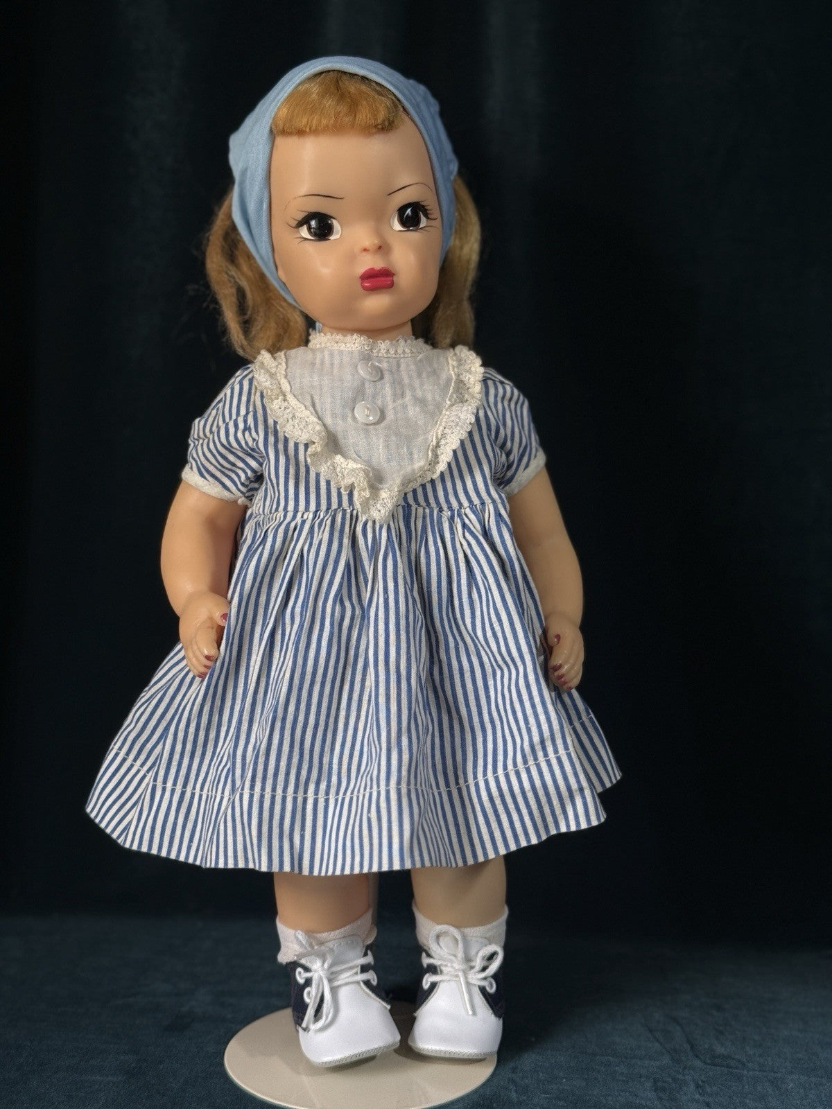 Vintage Hard Plastic 16” Terri Lee Girl Doll - Redressed