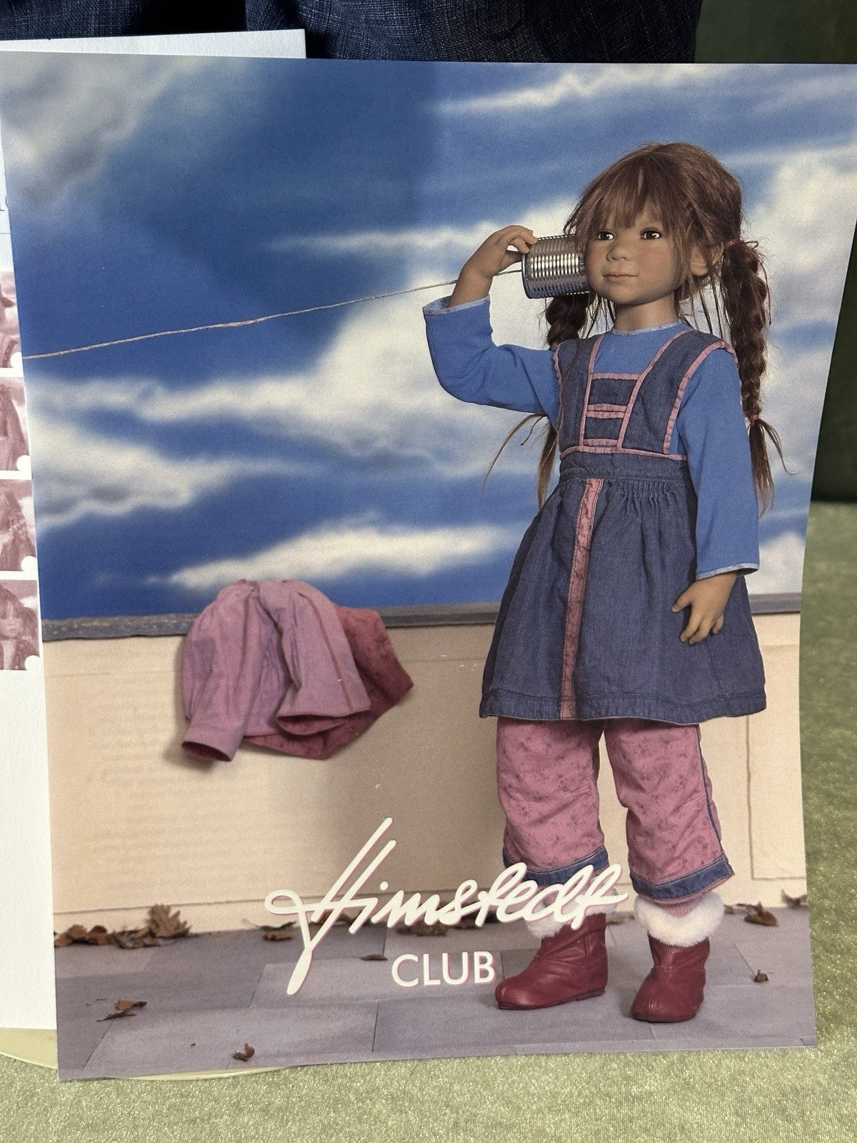 MIB Collectible German Annette Himstedt Vinyl 37.5” Doll “Fina” LE 713 Box/COA