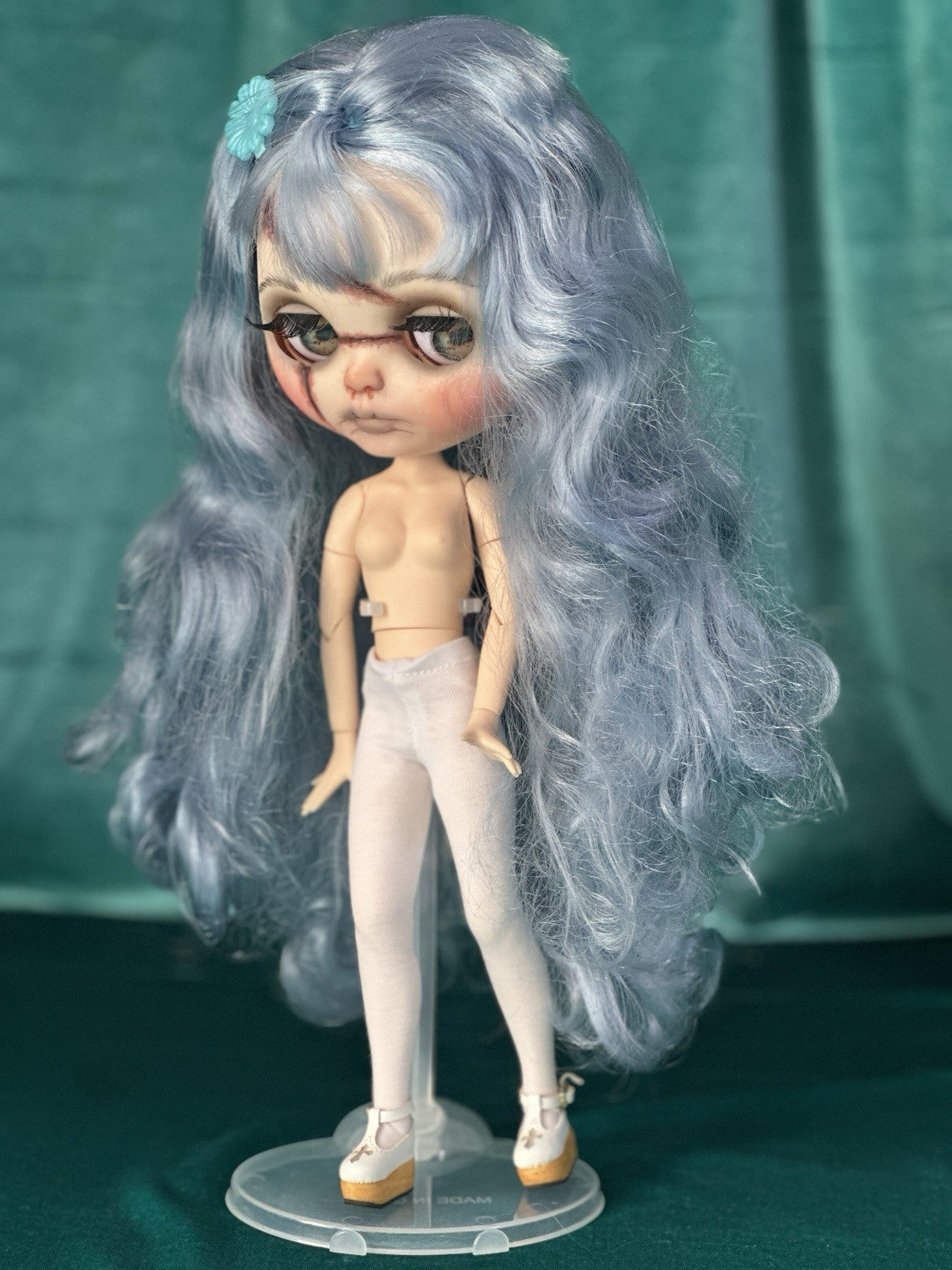 OOAK Custom Blythe 11” Artist BDJ Doll “Beautiful Frankenstein”