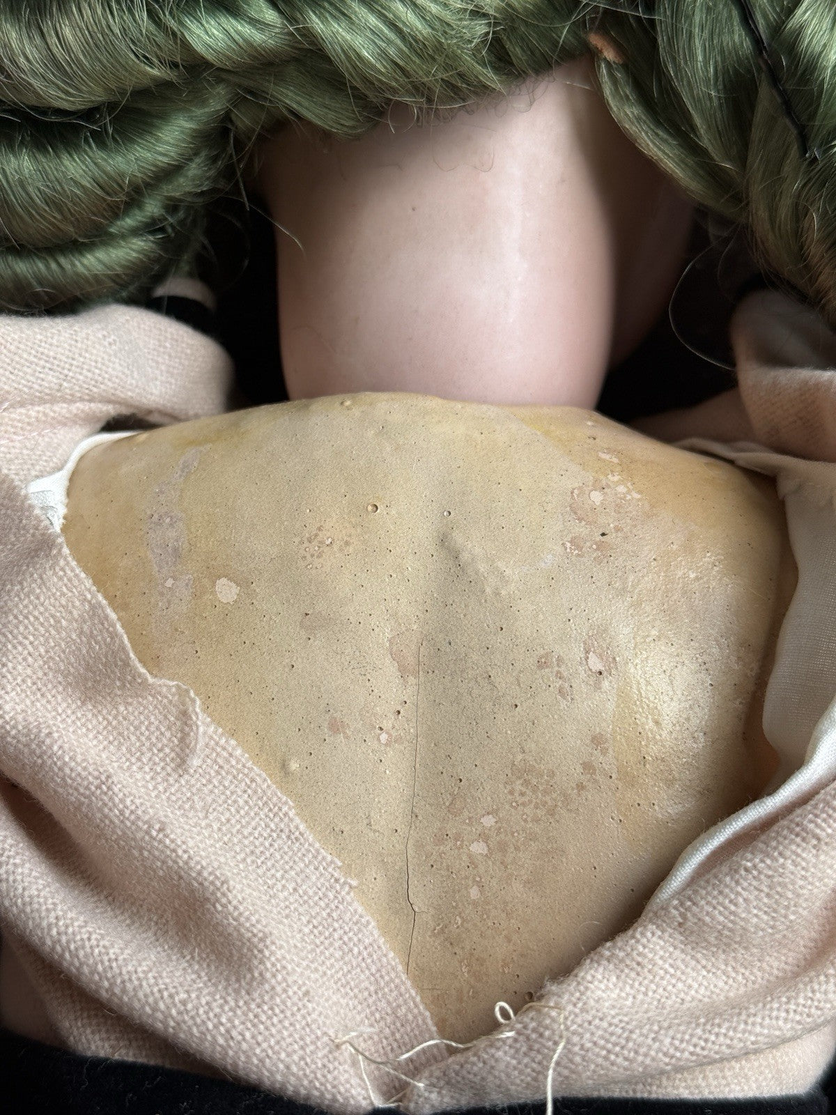 Antique German 23” Hoffmeister/Bergmann (?) Bisque Head Doll