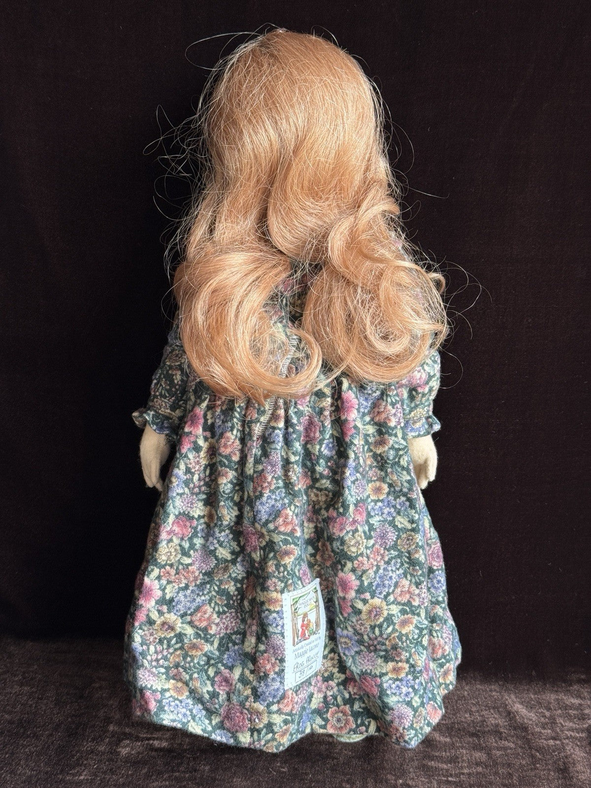 Collectible 16” Maggie lacono Frog Prince Felt Cloth Doll LE 150