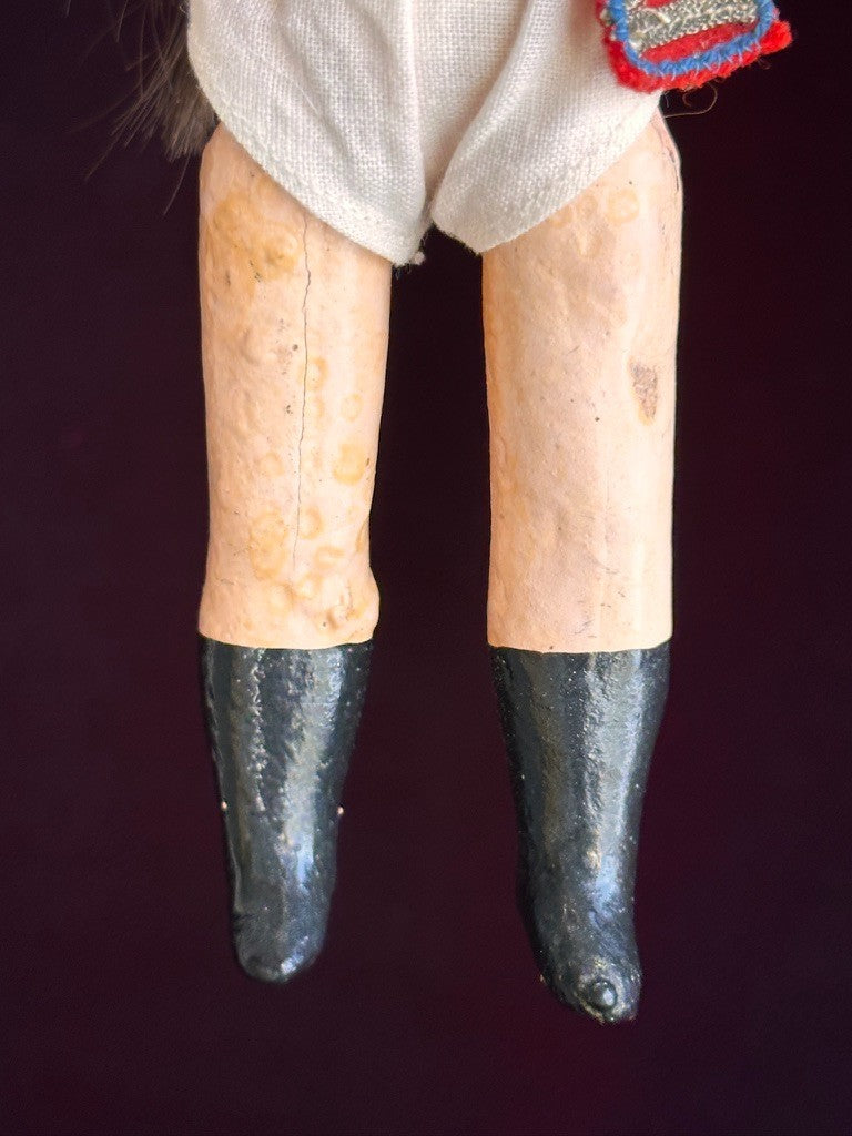 Antique German 8” Gebrüder Kuhnlenz 44-10 Bisque Head Doll