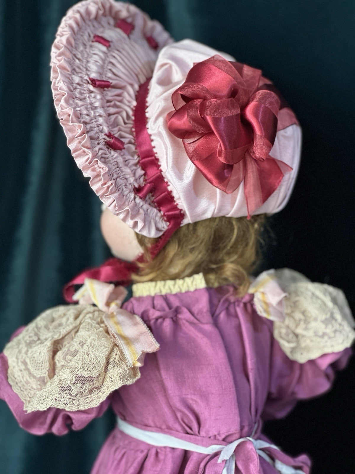 Vintage Reproduction of Antique French Andre Thuillier A.14.T. 24” Doll