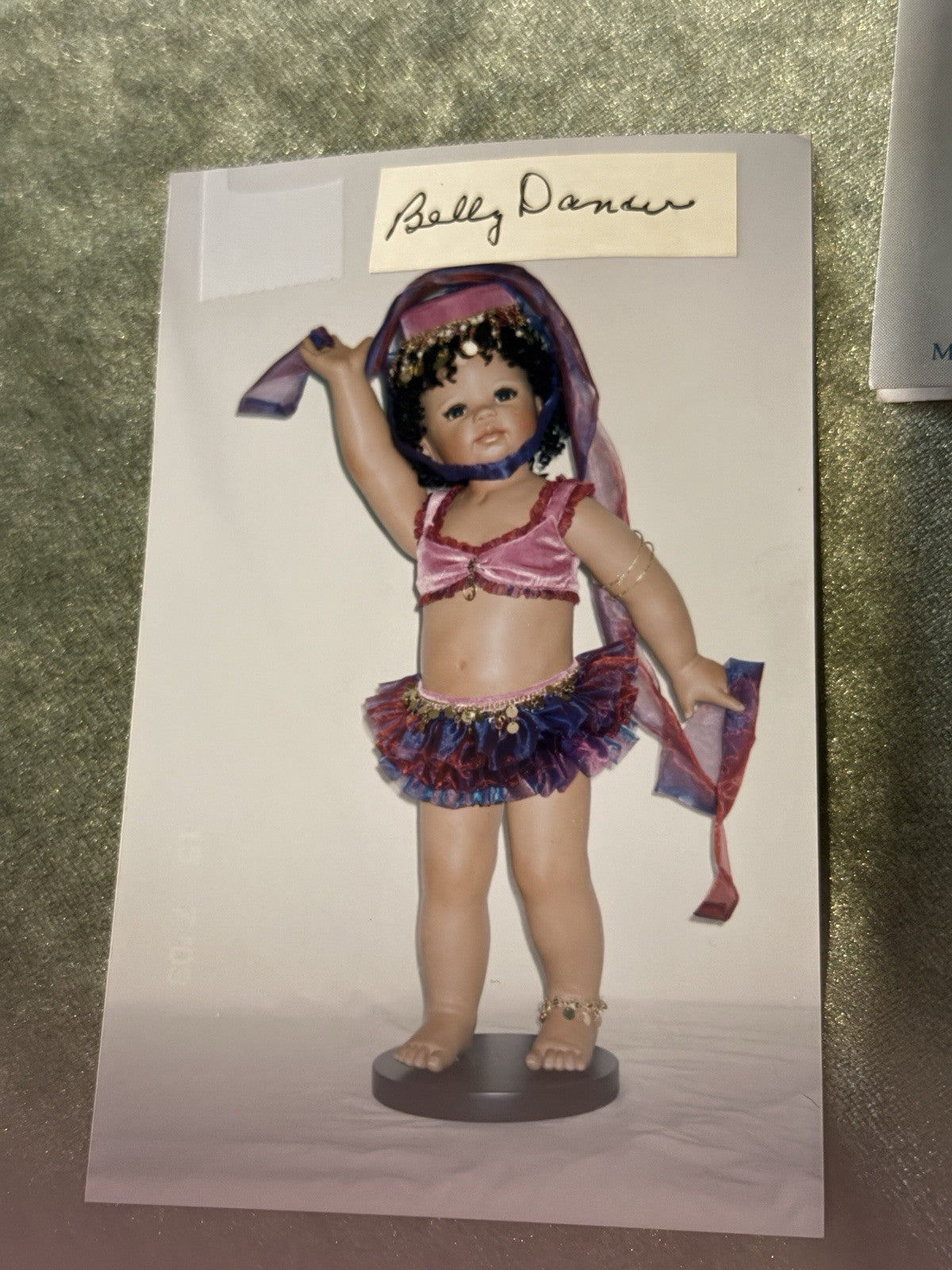 Collectible Porcelain 26” Doll “Belly Dancer” by Monika Levenig LE 250 Tag/COA