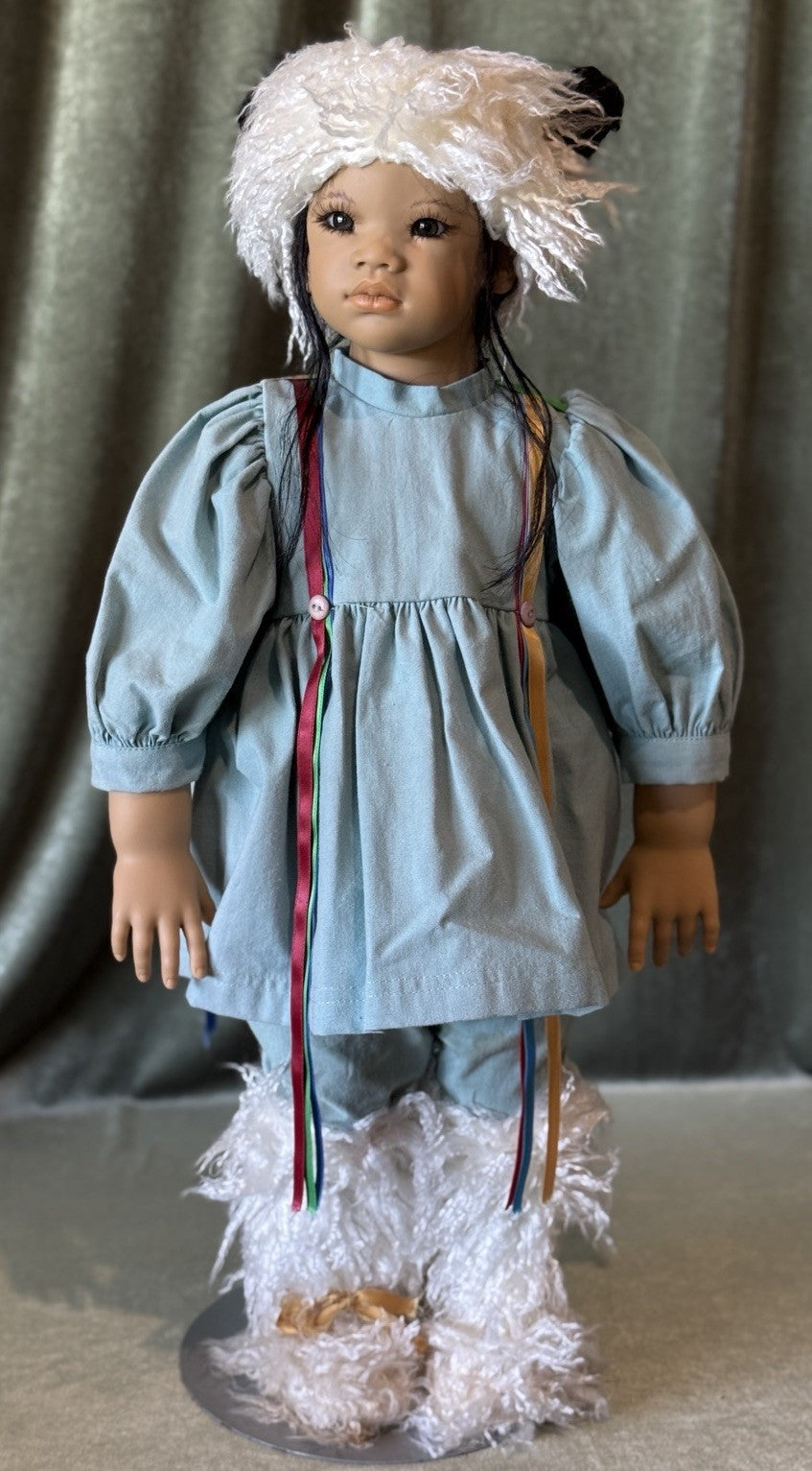 Vinyl Annette Himstedt 25” Doll “Kima” 1994 Box/COA