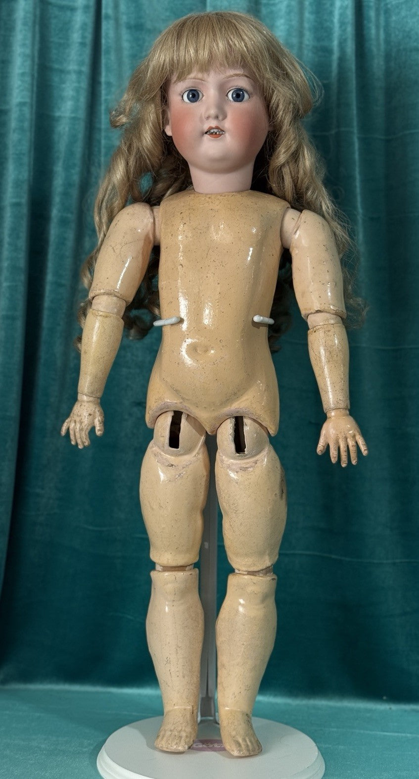 Antique Japan Bisque Head Morimura Brothers 25” Girl Doll