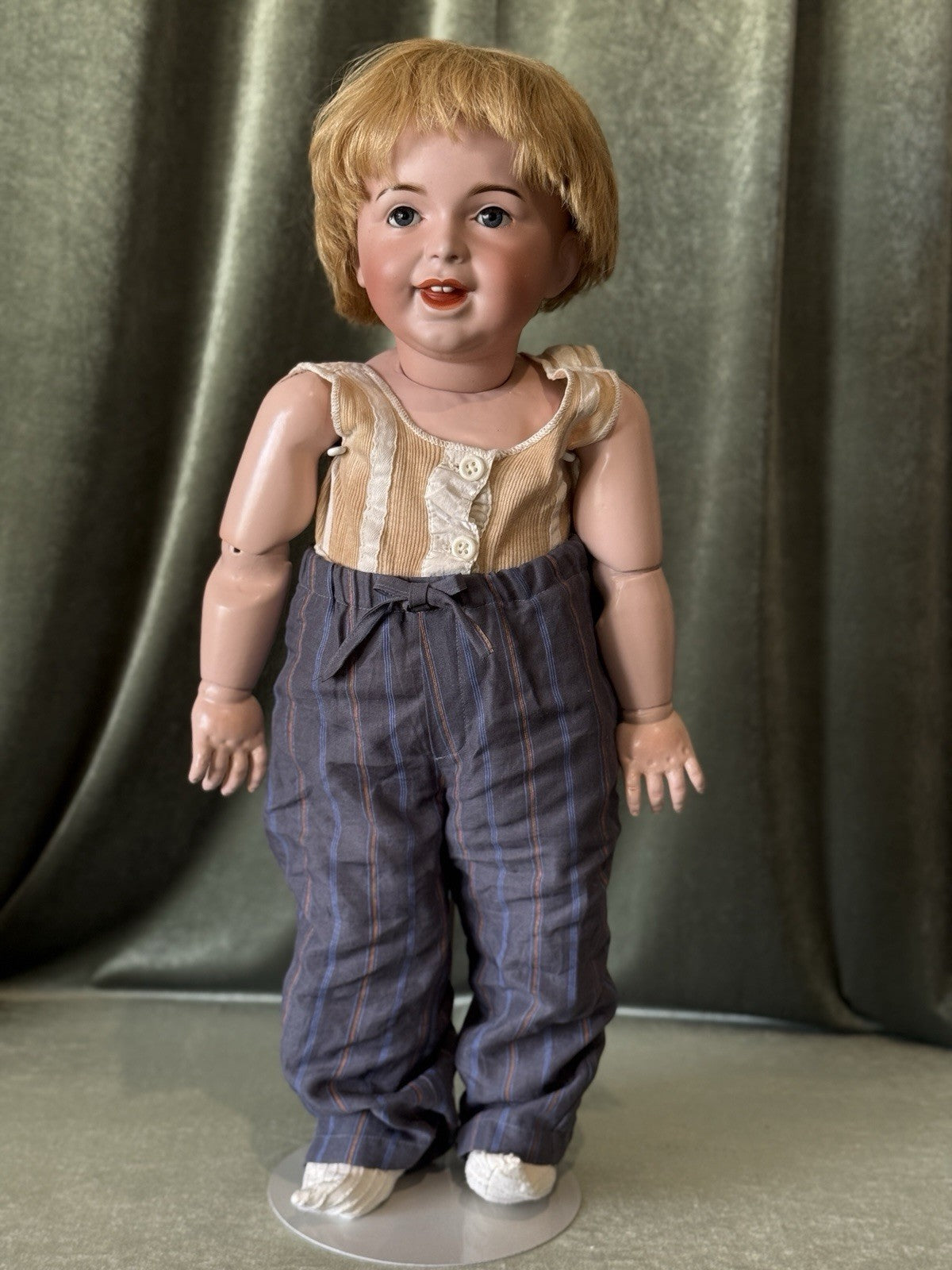 LARGE 26” French SFBJ 236 Laughing Jumeau Character Bisque Toddler Doll