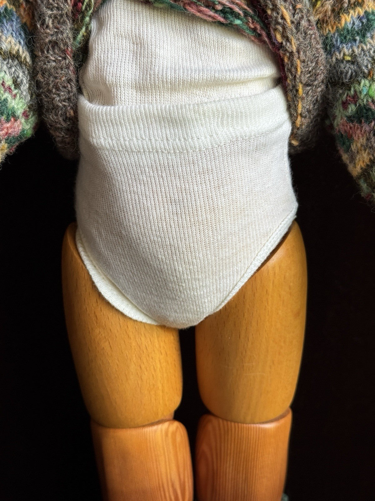 Rare Collectible 17” Wooden/Porcelain Lynne & Michael Roche Freddy LE Boy Doll