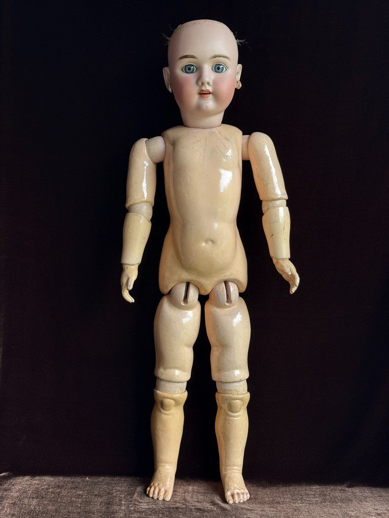 Antique German 29” Heinrich Handwerck 109 Dep Bisque Head Doll