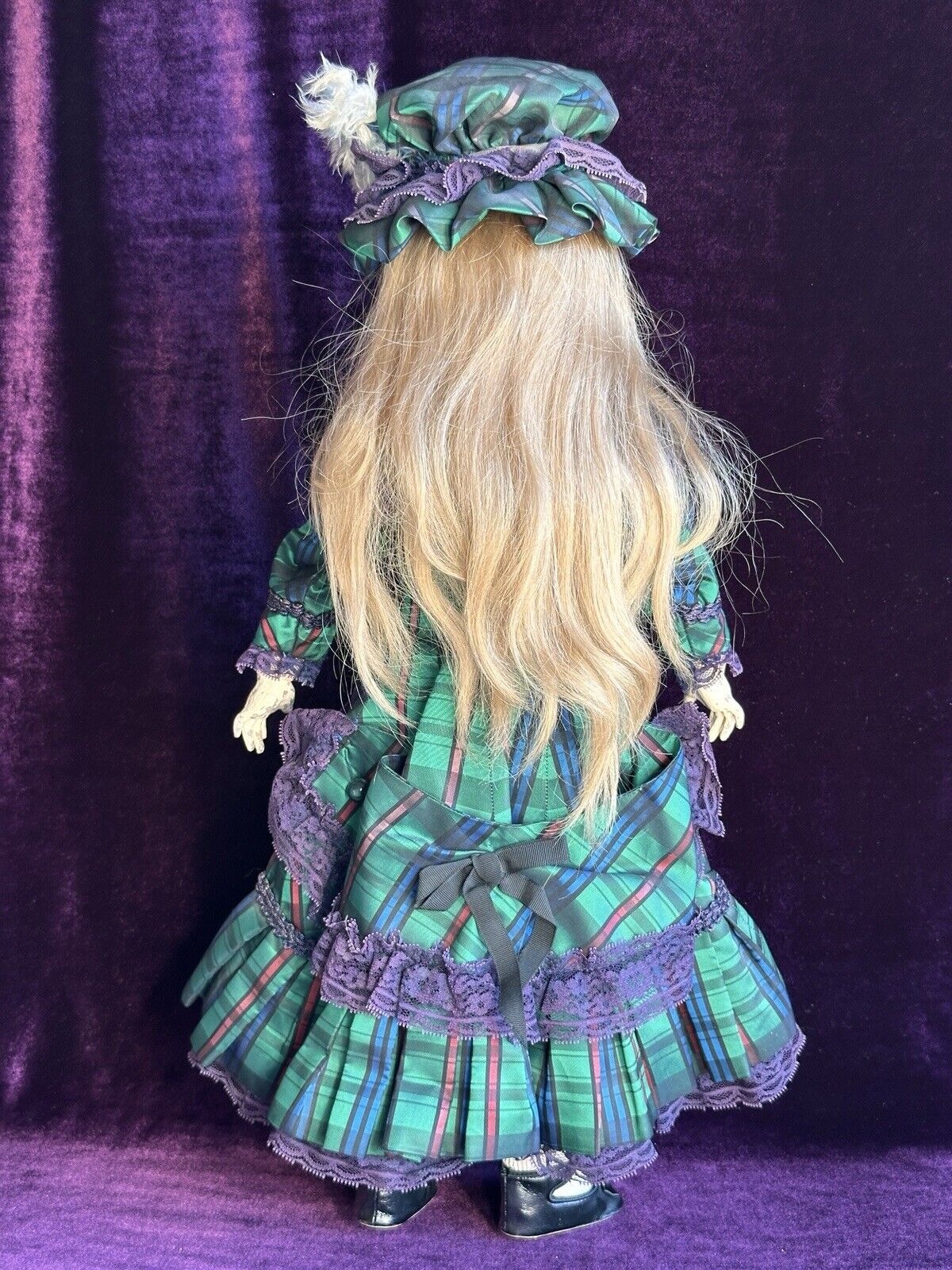 Antique French 20” Pintel & Godchaux Bisque Head Doll