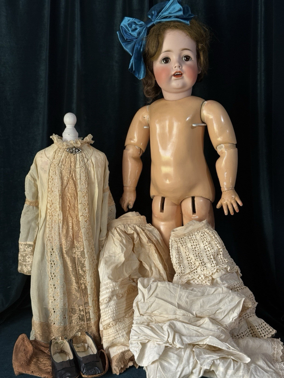 Antique 1890’s German 26” JDK Kestner 260 Toddler Doll French  Bebe Jumeau Body