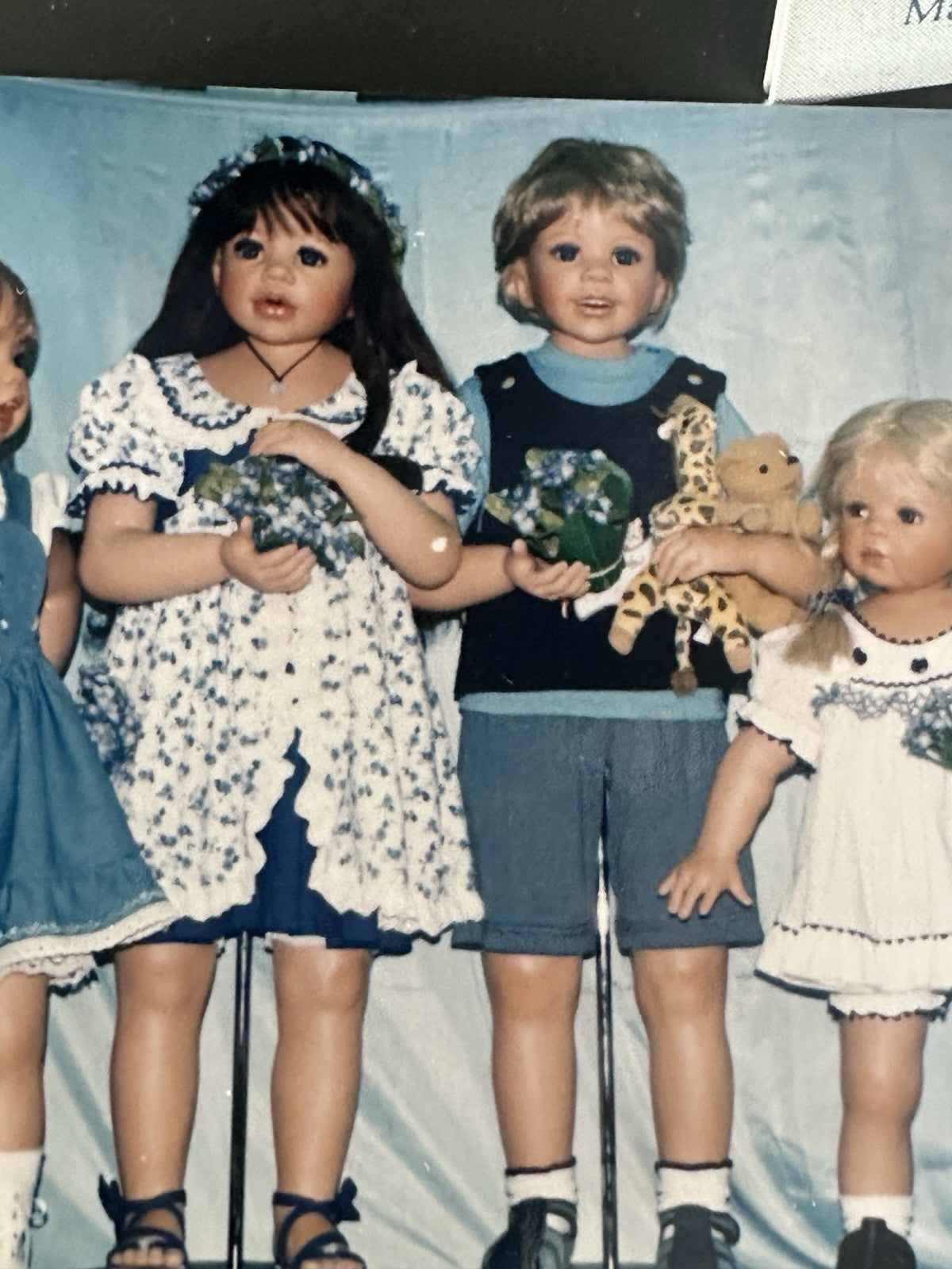 Artist Porcelain 33” Doll “Marcel” by Monika Levenig LE 200 Tag/COA