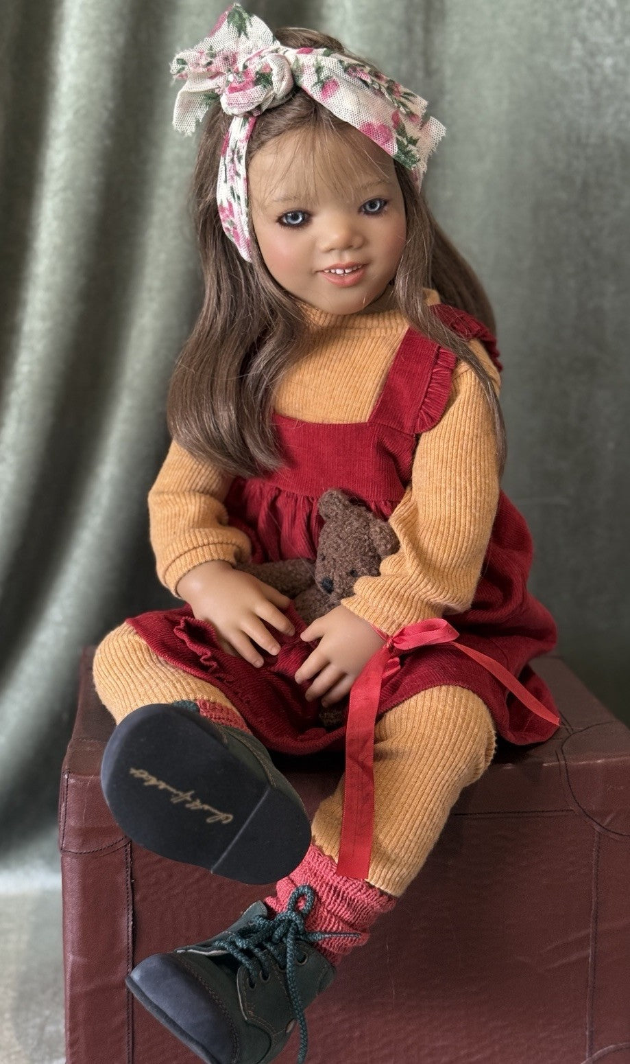 Collectible Vinyl Annette Himstedt 27 1/2” Georgi I Doll 1999 Limited Edition