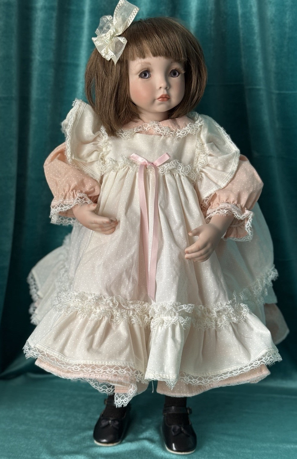 Artist Reproduction Of “Emily” by Dianna Effner Porcelain 19” Doll