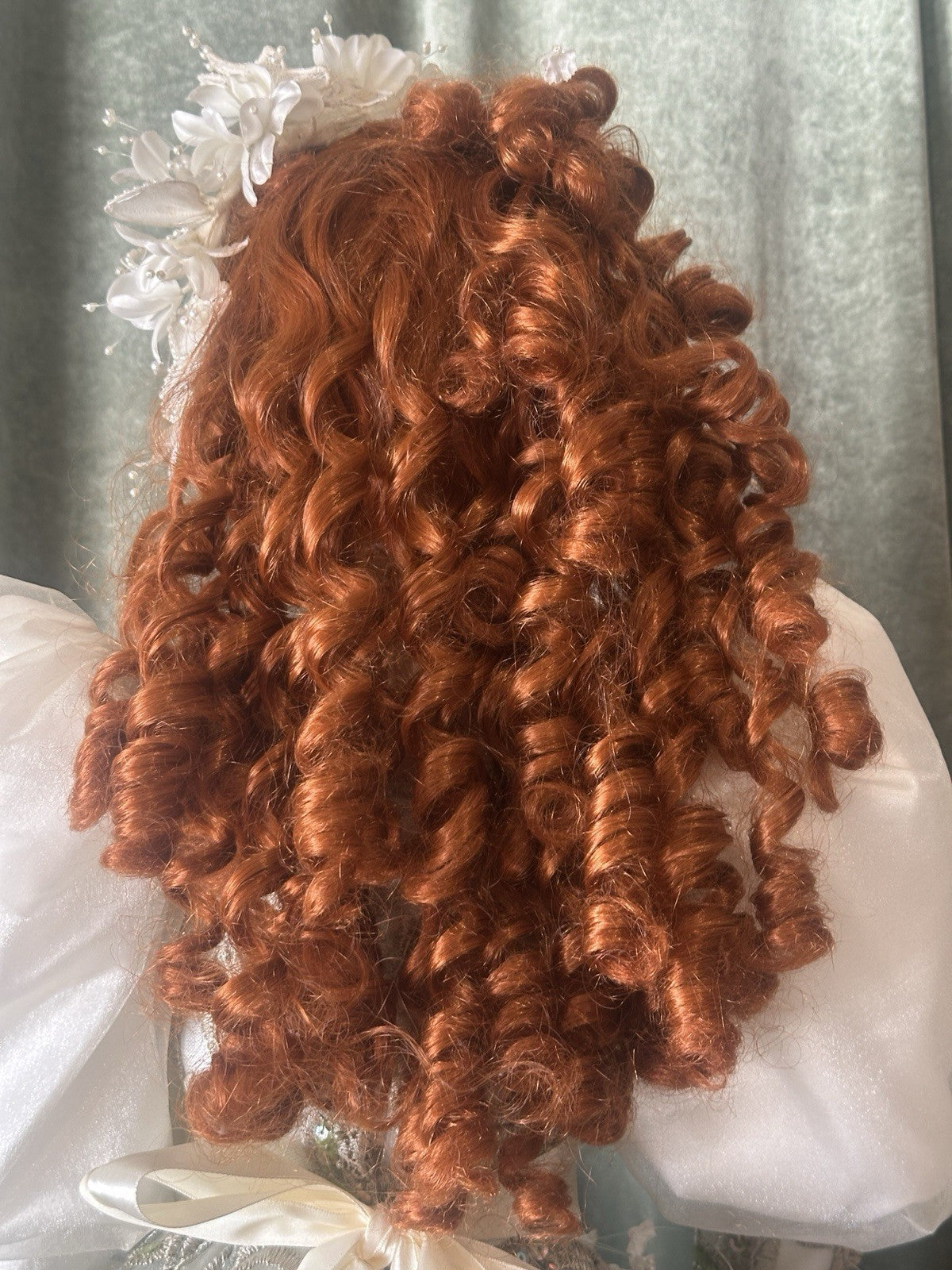 Collectible Large 42” Porcelain Doll “Sage ” by Rustie LE 2000 COA/Stand/Tag