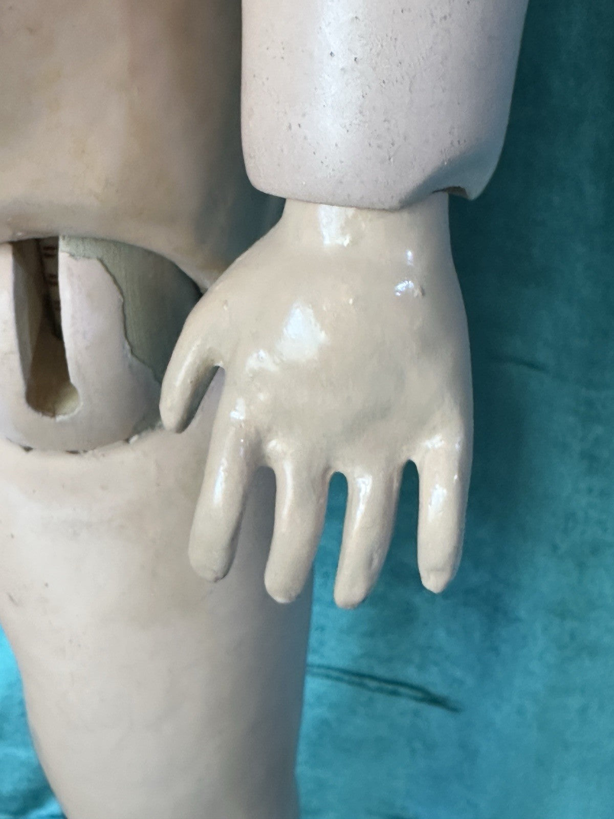 Antique German 28” JDK Kestner 260 74 Bisque Toddler Head Doll Composition Body