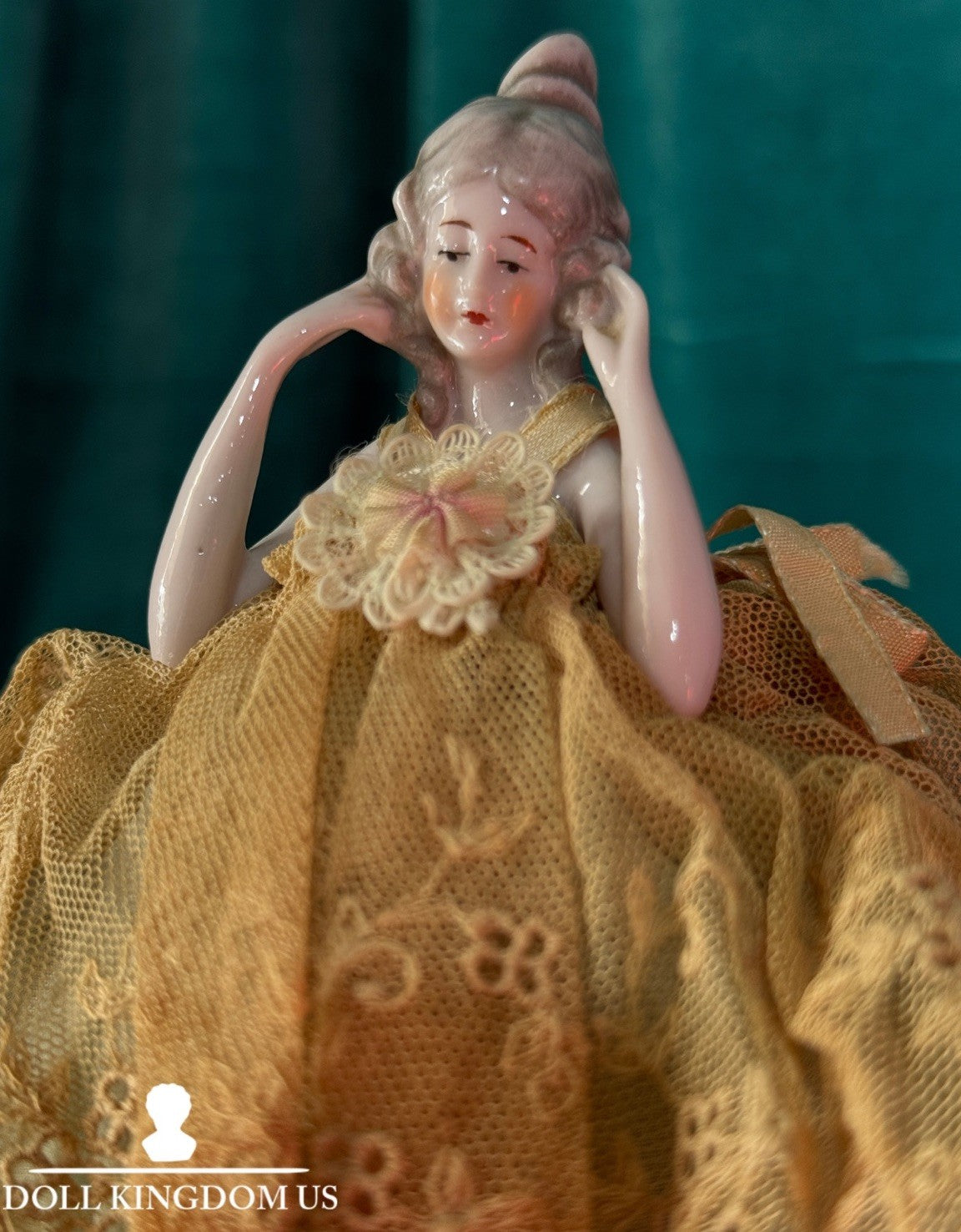 Antique German Pin Cushion Half Doll