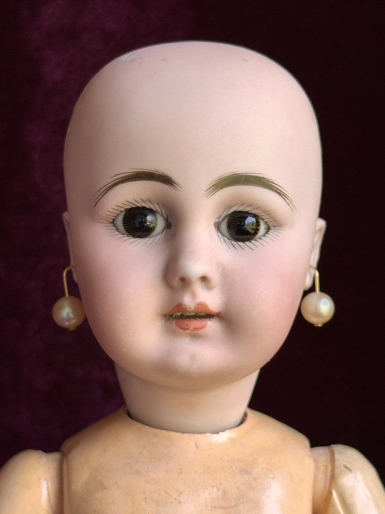 Antique German 14” Simon Halbig 939 Bisque Head Doll
