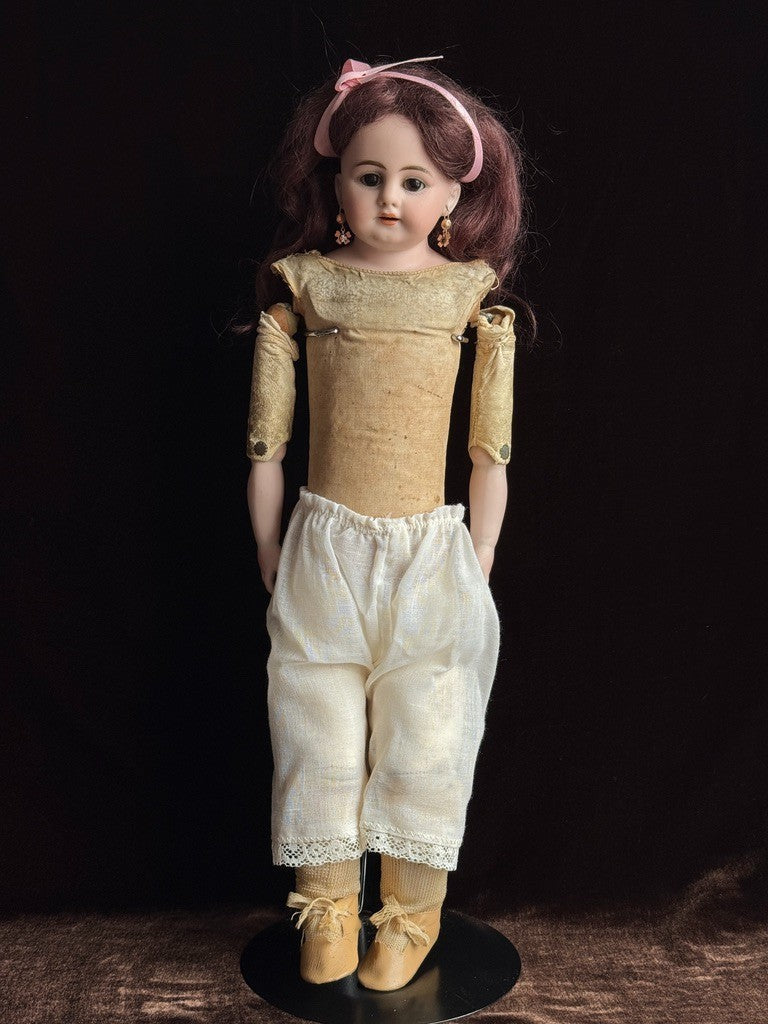 Antique German 21.5” Simon Halbig 1010 Bisque Head Doll