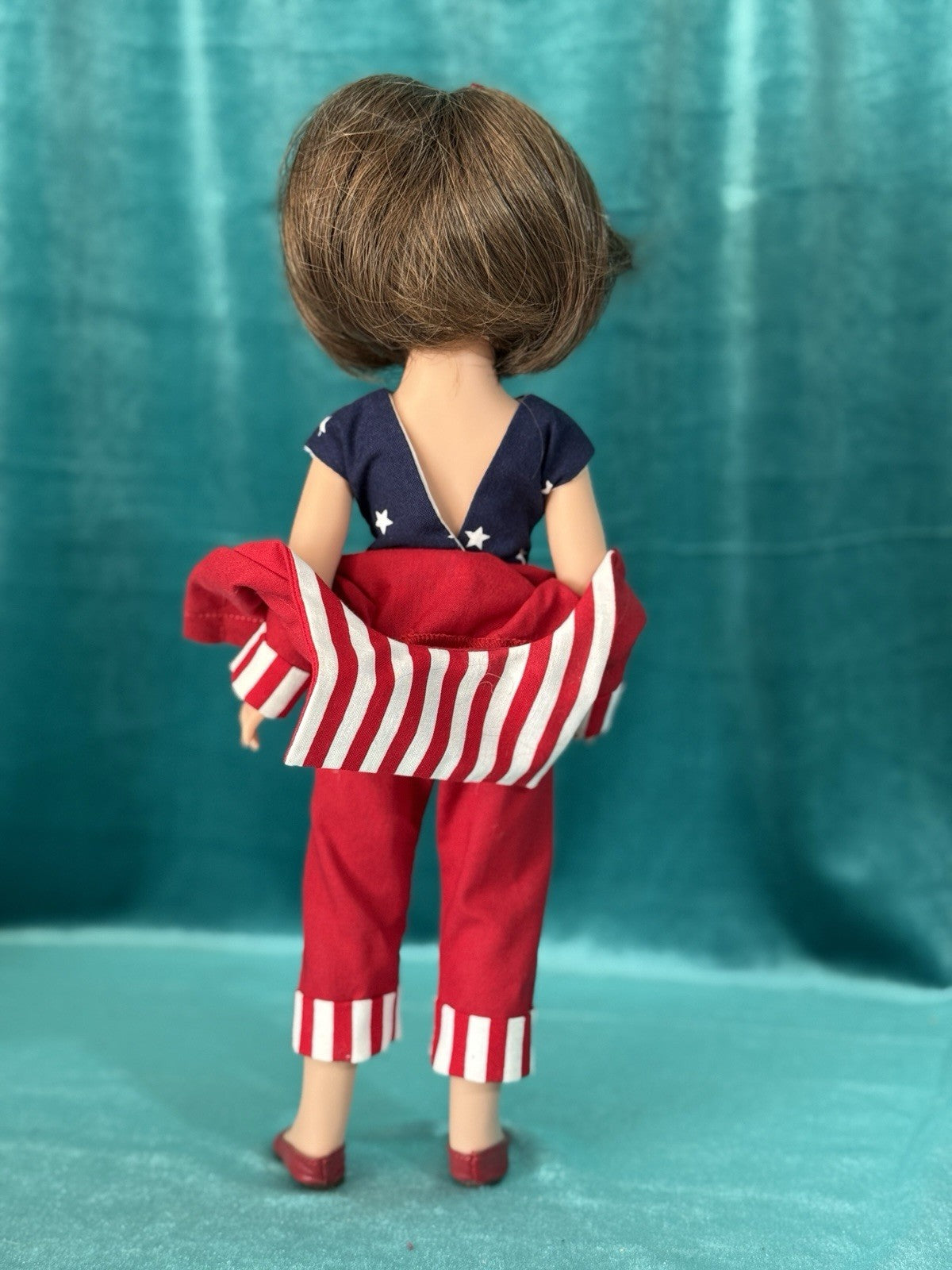 Modern Mary Hoyer Mary Lynne Vinyl 13” Doll “Stars And Stripes Forever” Box