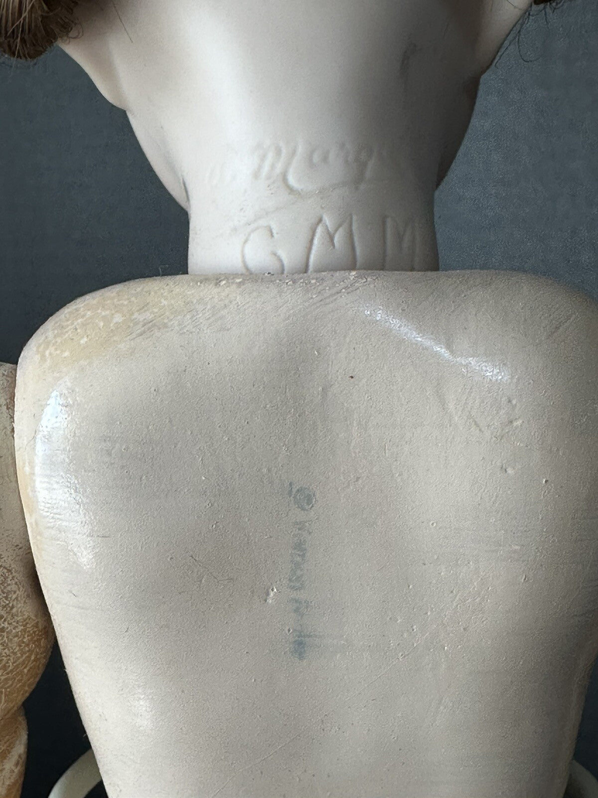 Reproduction of  Antique French Albert Marque 15” Doll Porcelain Head