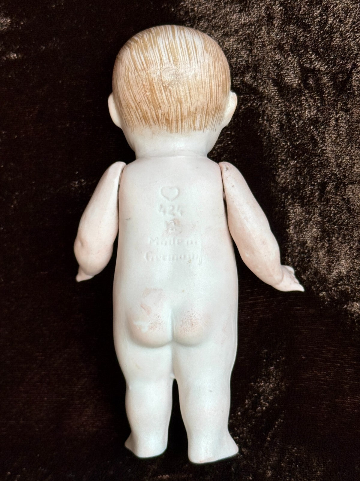 Antique German 5.25” Bahr Proschild 424 All Bisque Googly Doll