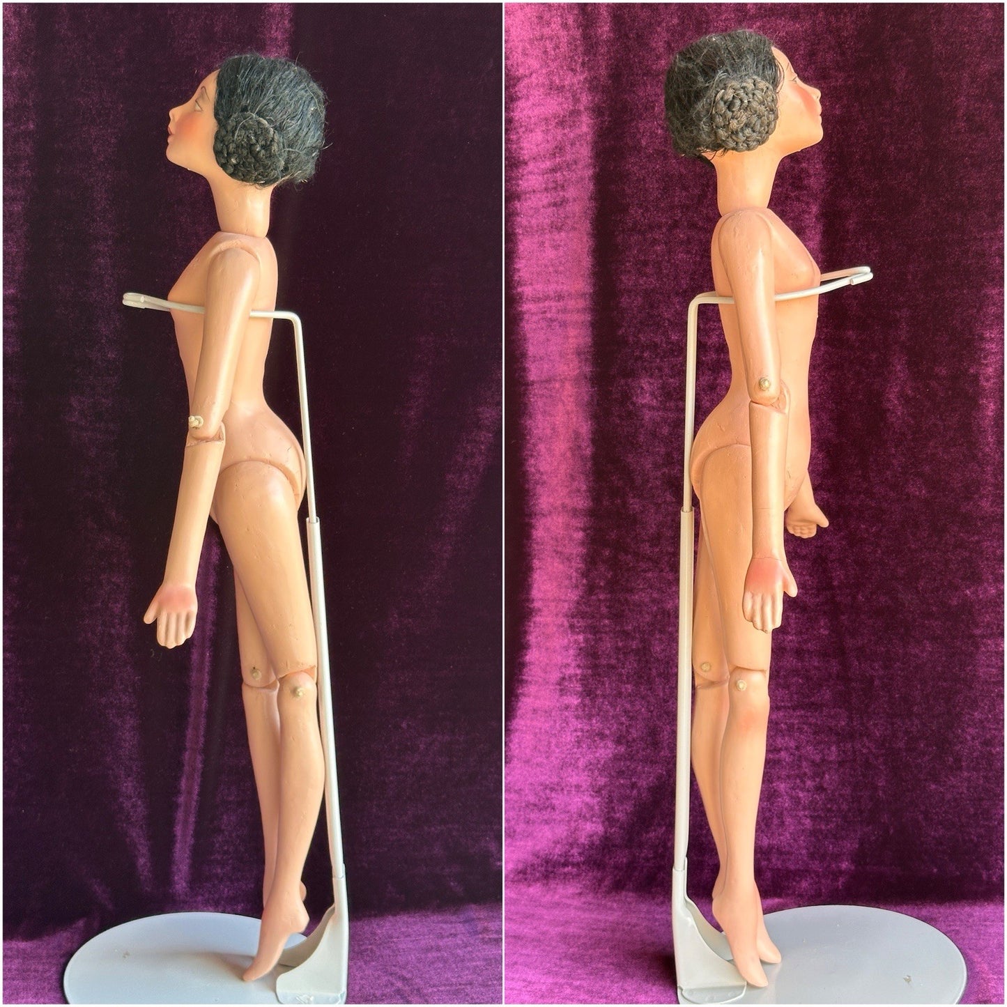 Antique American Cubeb Smoker Mutual Novelty Boudoir Composition Flapper Doll