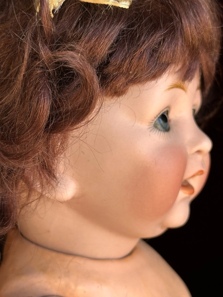 Antique German 14.5” JDK Kestner 211 Bisque Head Doll Toddler Composition Body