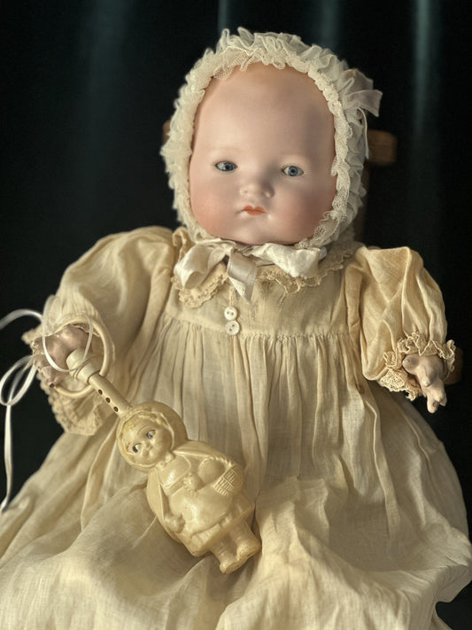 Antique German Armand Marseille Dream Baby Bisque Head 16” Doll