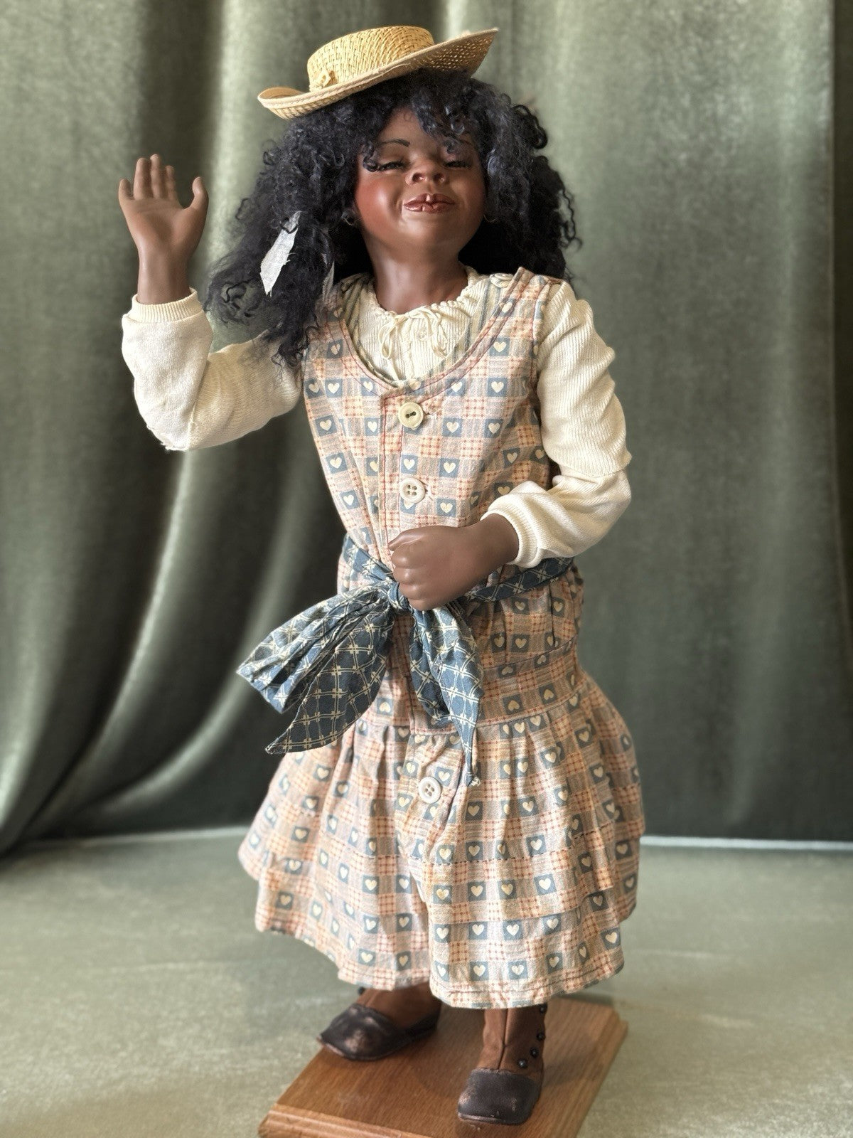 Reproduction Of “Lucinda ” by Mary Van Osdell Porcelain 24” Doll