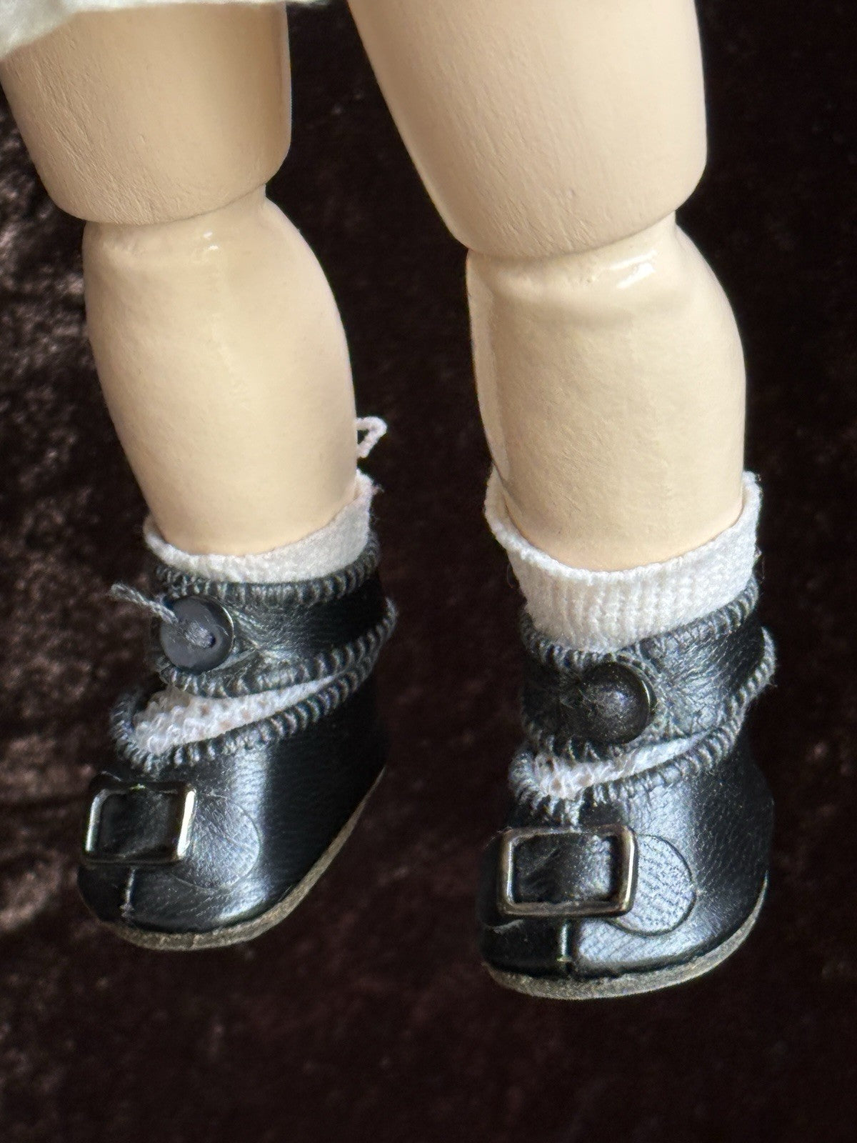 Collectible 12" Porcelain Composition Reproduction of Bleuette Unis 301 Doll