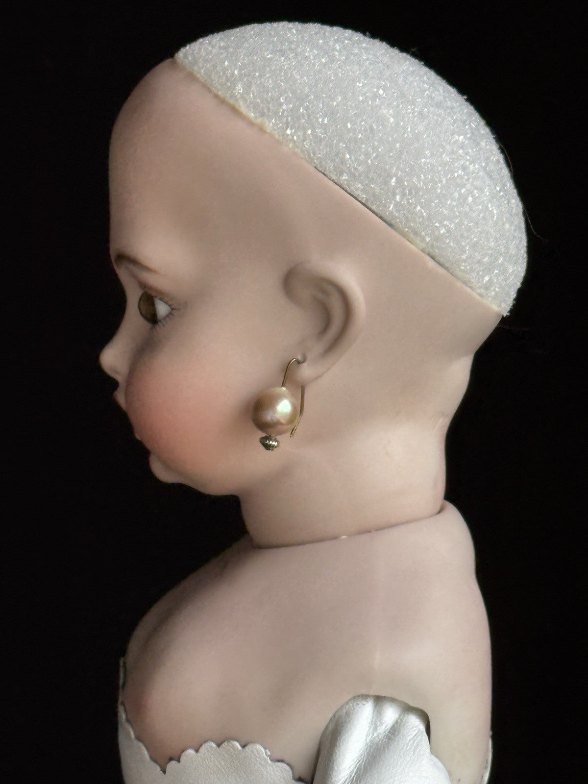 Porcelain 18” Reproduction of Antique French Bru Circle Dot Doll by Mimi