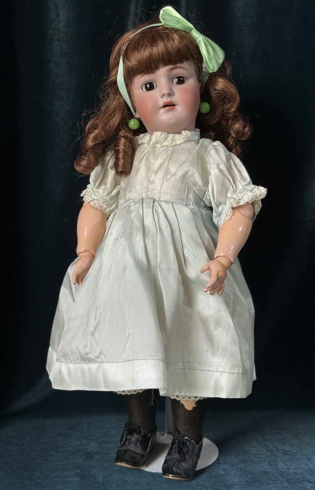 Antique German Simon Halbig Heinrich Handwerck 19” Doll Bisque Head