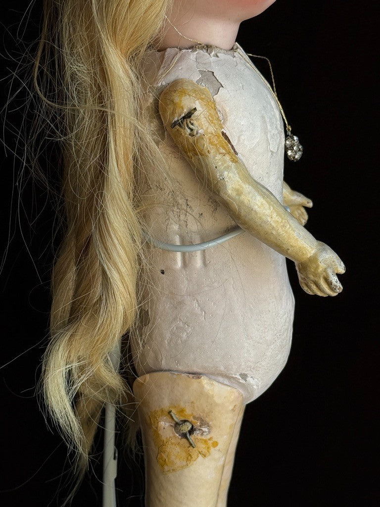 Antique French 18.5” SFBJ 60 Bisque Head Doll