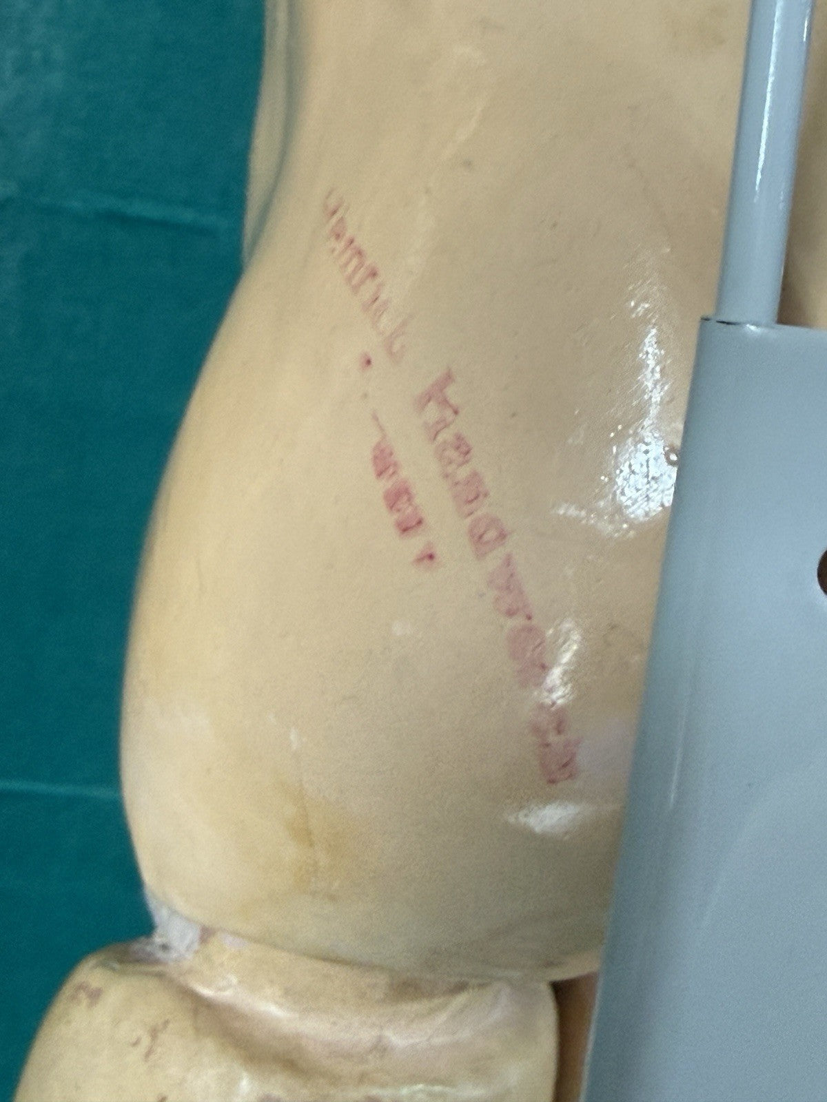 Antique German Simon Halbig  Bisque Head Composition Body 23” Doll