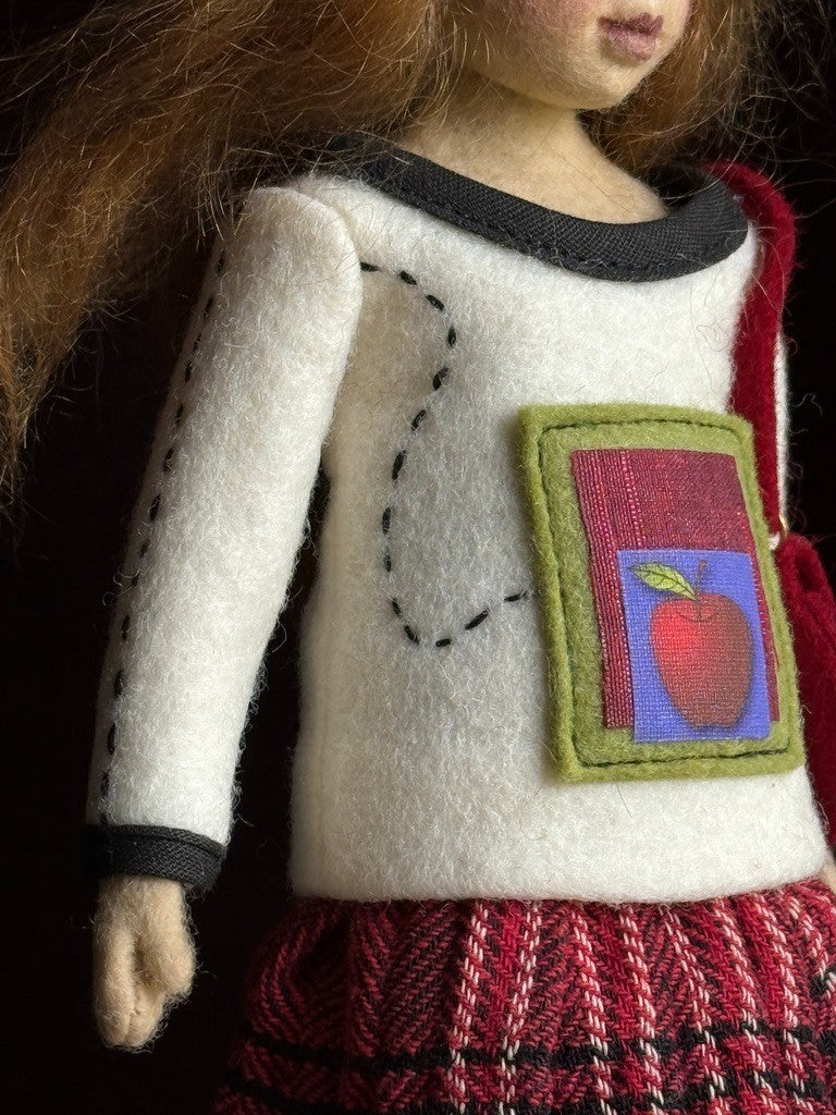 Collectible 8.5” Maggie lacono First Day of School Doll MIB