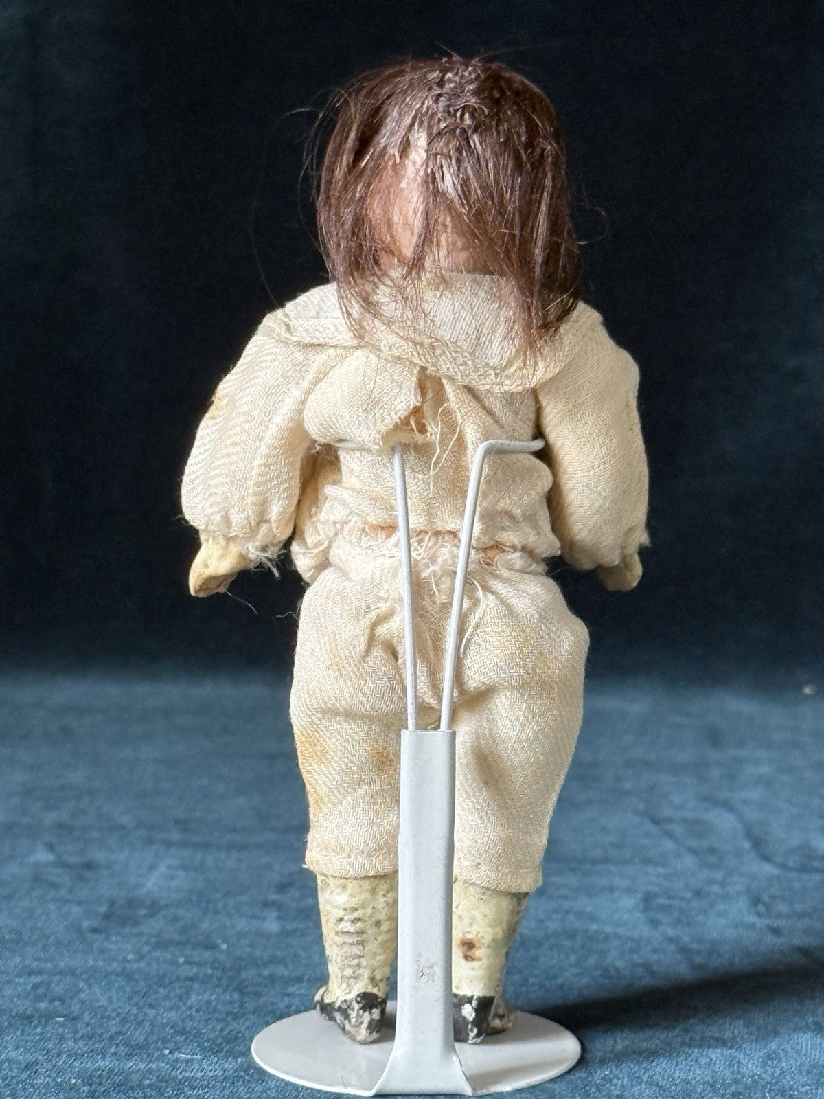 Antique German Kestner (?) 5” Bisque Head Mignonette Dollhouse Doll Mold 3913