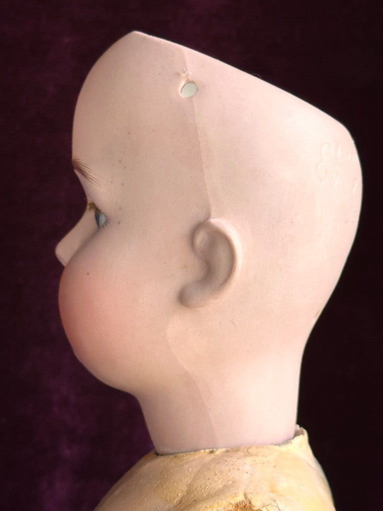 Antique German 22” Kestner 168 Bisque Head Doll Composition Body