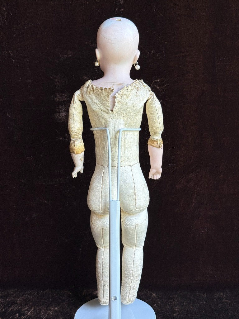 Antique German 16” Gebrüder Kuhnlenz 50 Simon Halbig Belton Bisuqe Head Doll