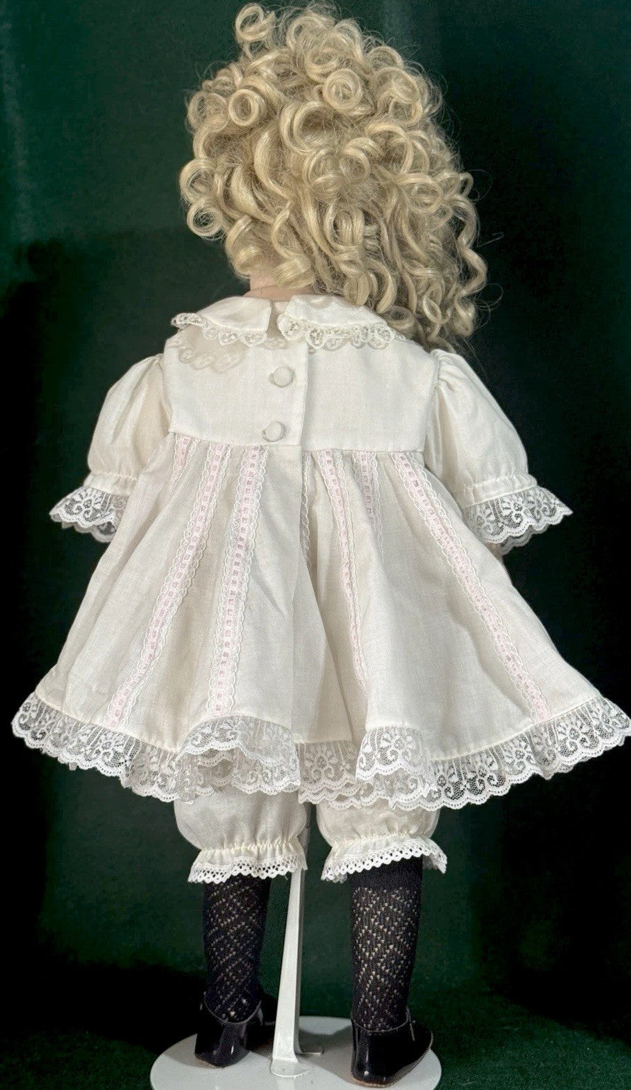Artist Reproduction Of “Hilary” by Dianna Effner 24” Porcelain and Cloth Doll