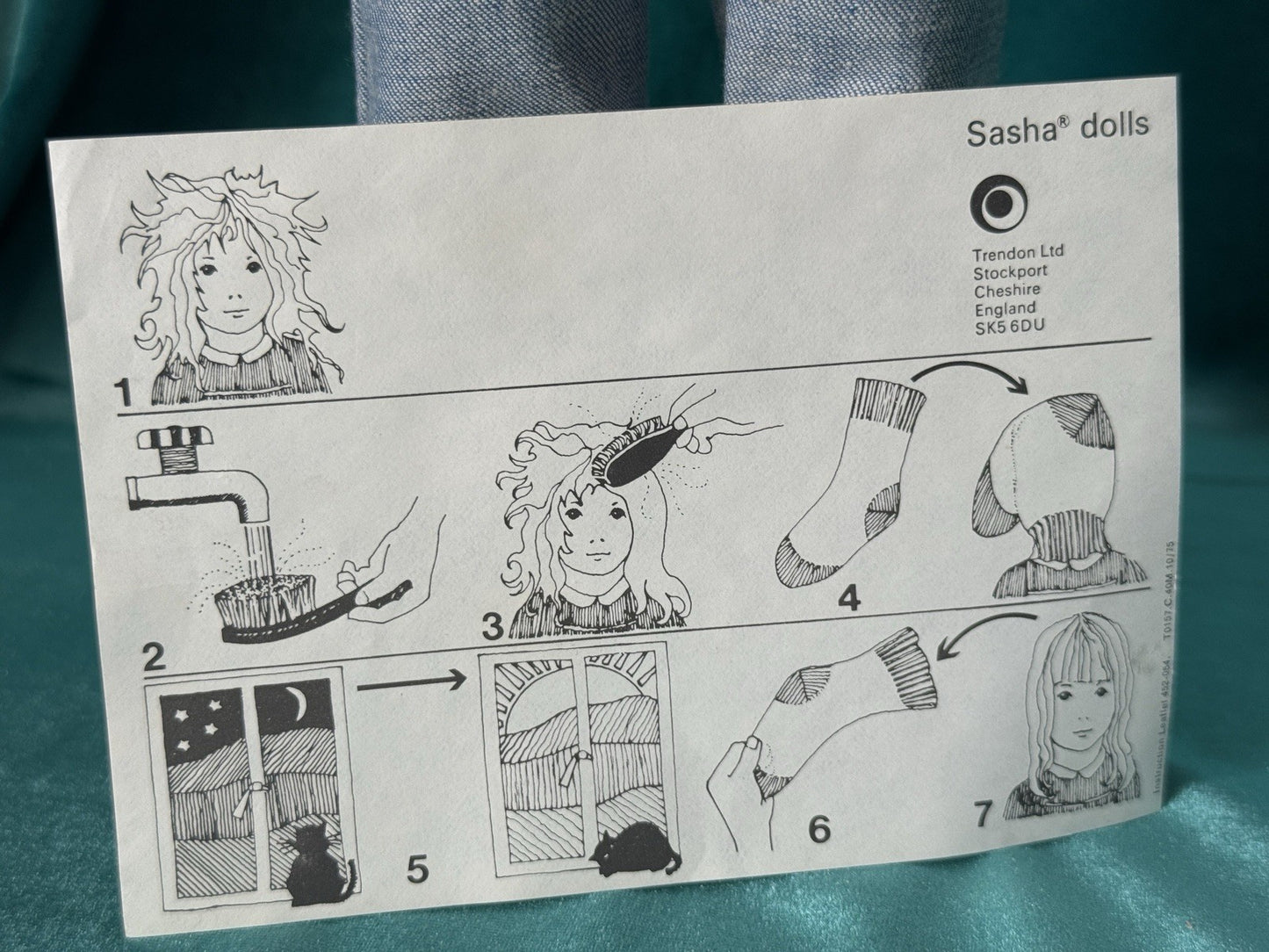 Collectible England Vinyl Sasha 302 Gregor Fair Blue Suit Boy Doll Box/Tag