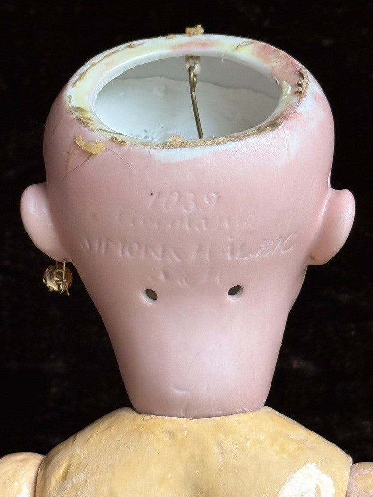 Rare Antique Simon Halbig 1039 Automation Mechanical Flirty Eyes Walking Doll