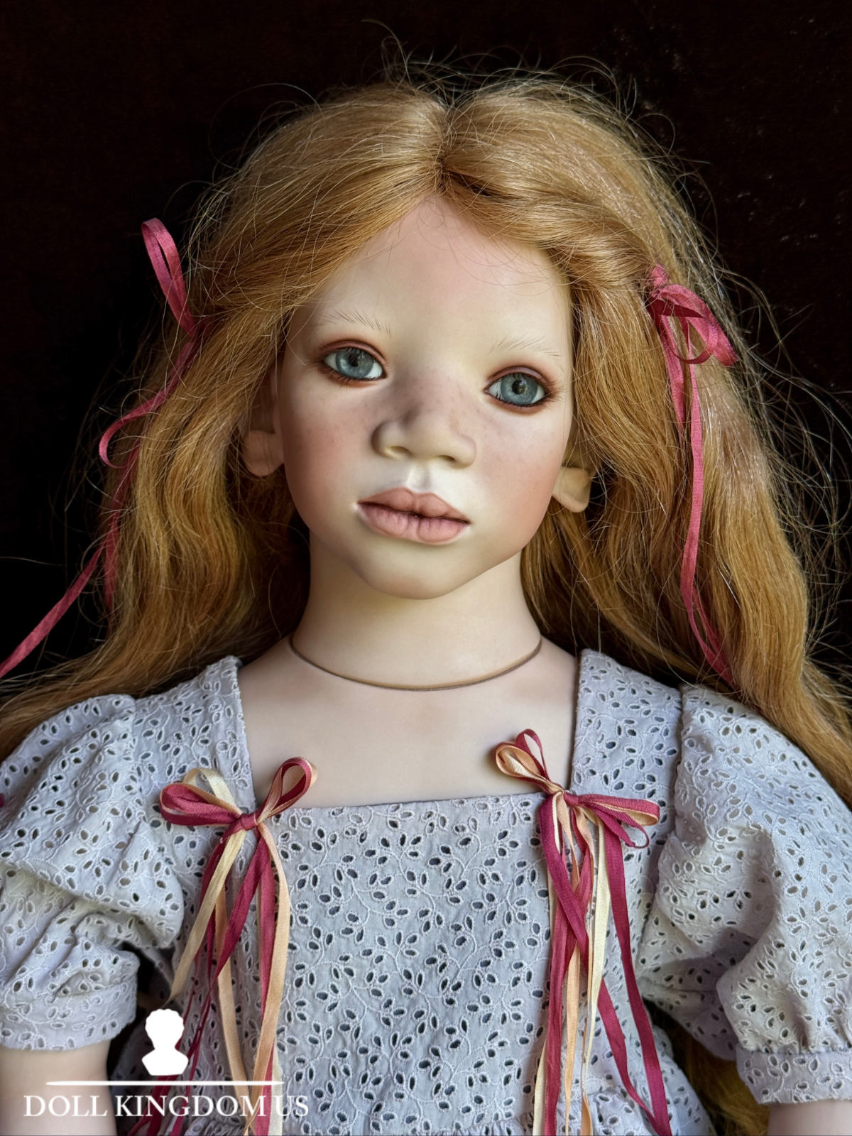 Lifelike Annette Himstedt 26” Porcelain Doll MELA New in Box LE 90 Certificate